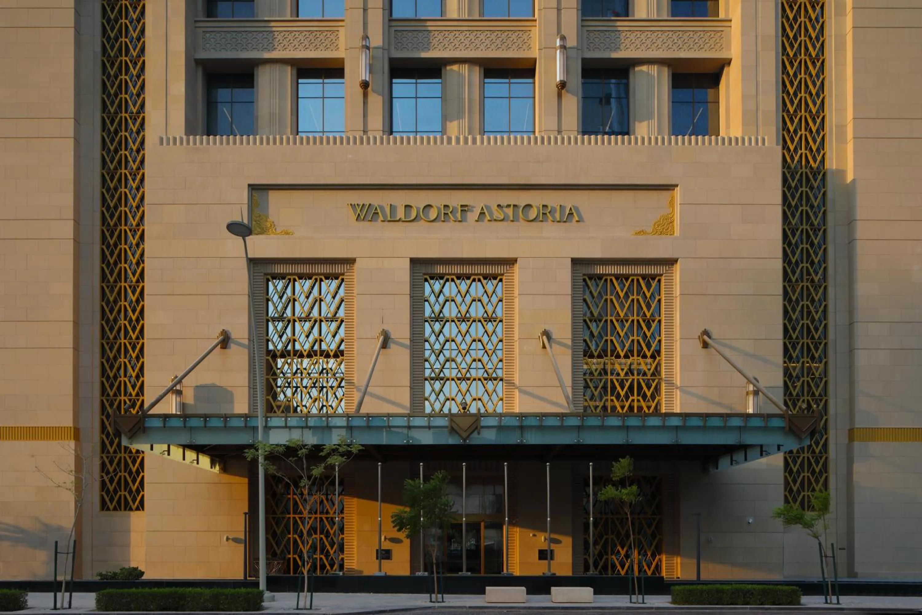 Facade/entrance in Waldorf Astoria Doha West Bay