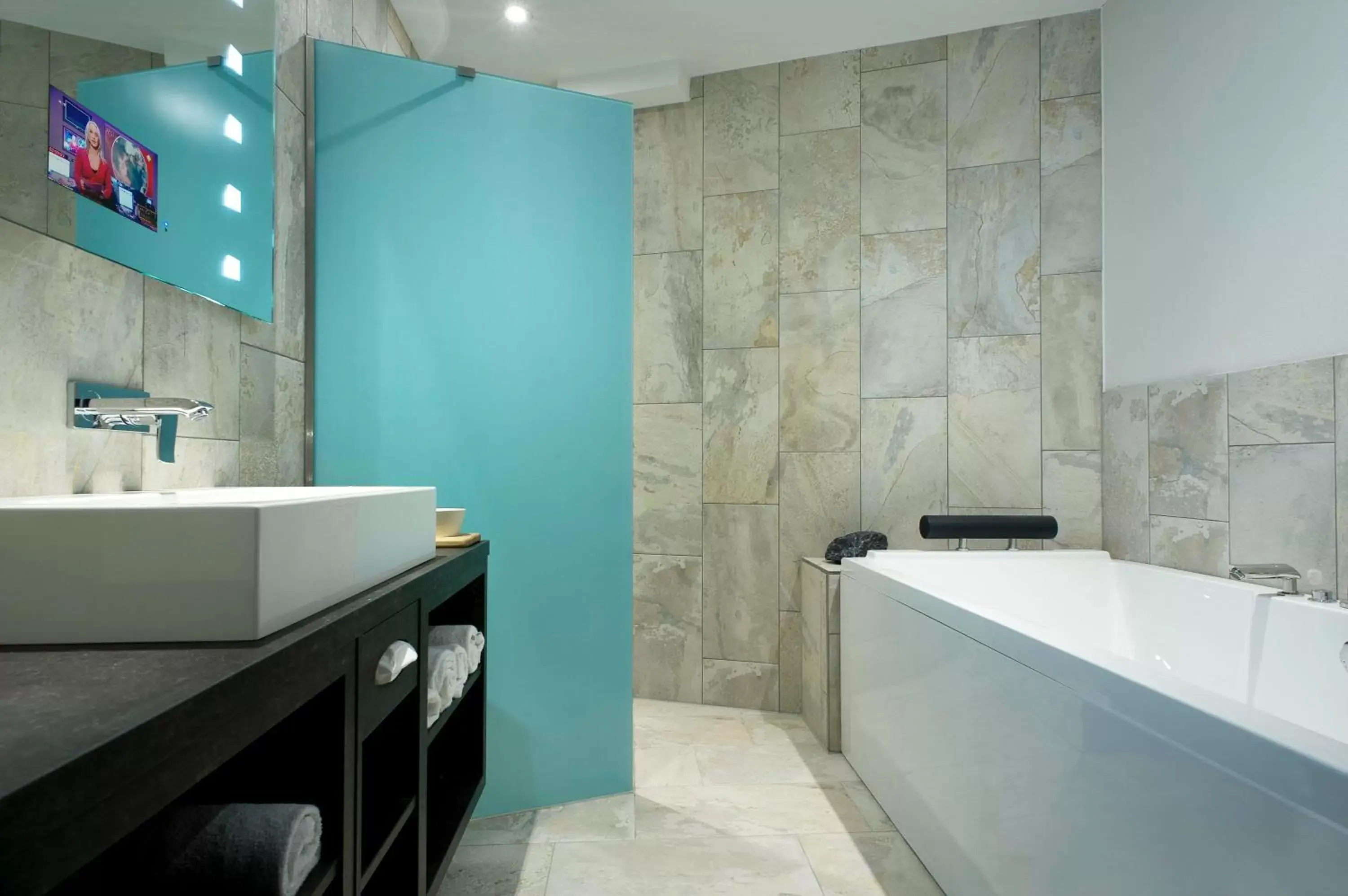 Bathroom in Mainport Design Hotel