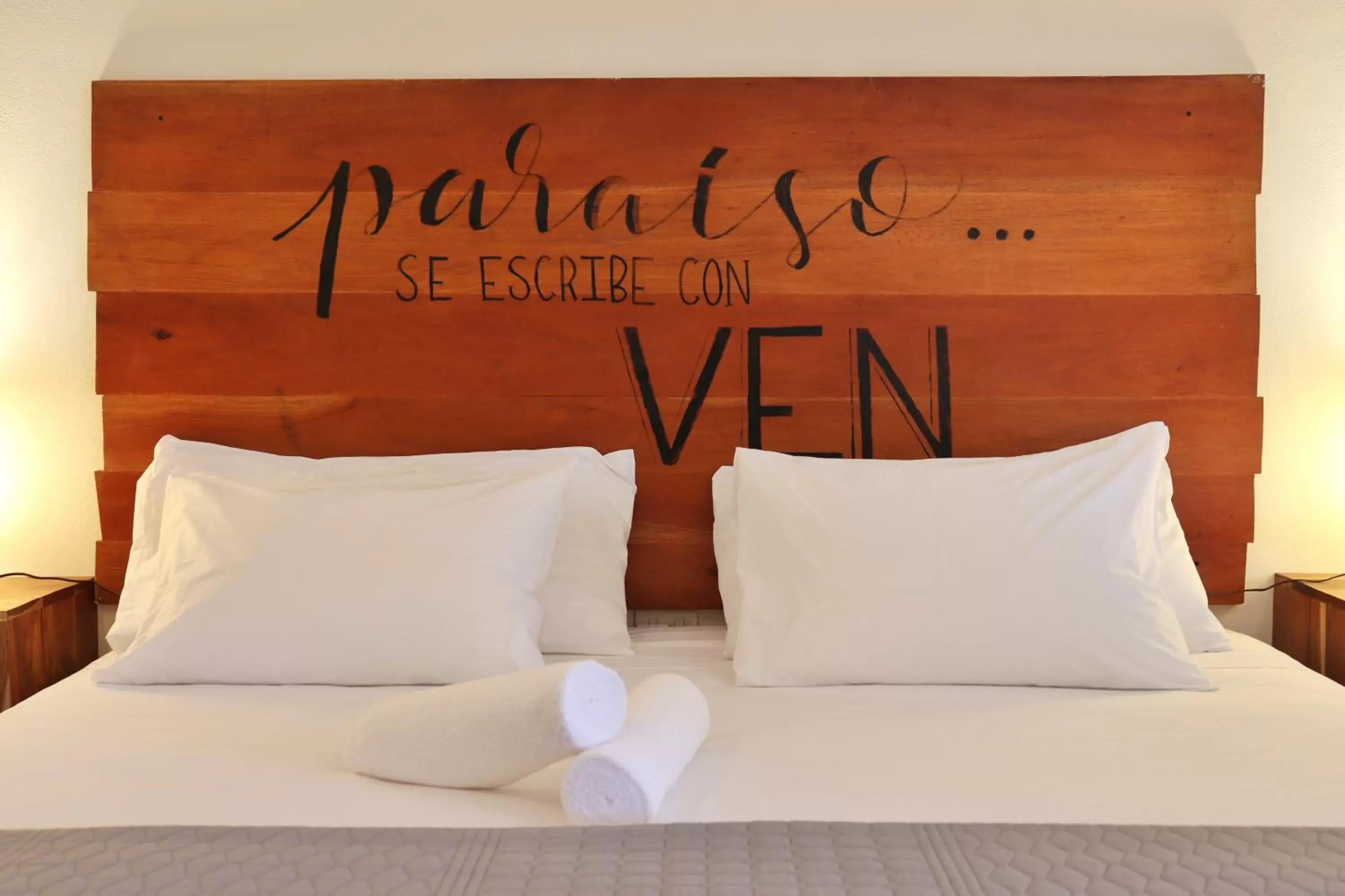 Bed in Hotel Sur Bacalar