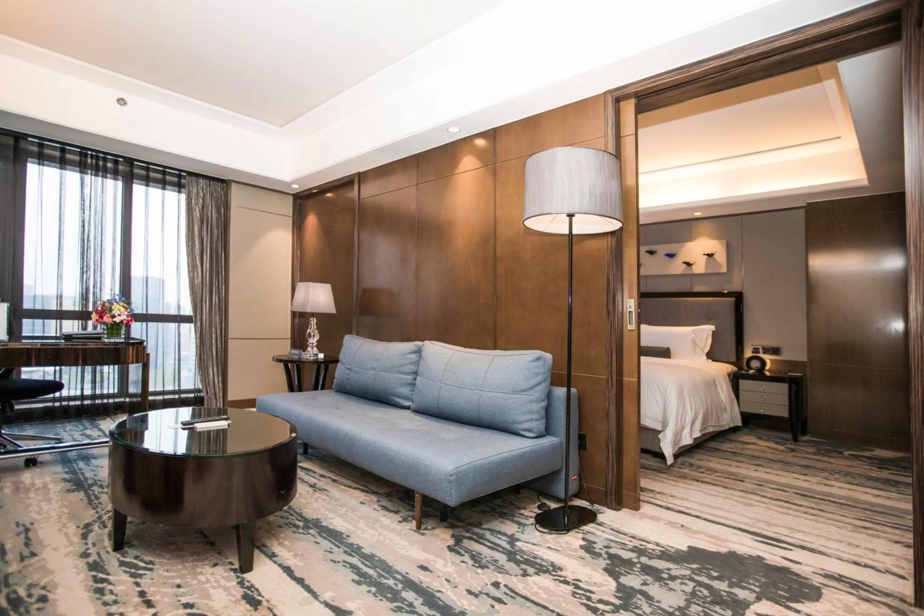 Living room in Pullman Shanghai Jing'an-Jing'an district, downtown railway station, traffic hub, easy to travel Shanghai