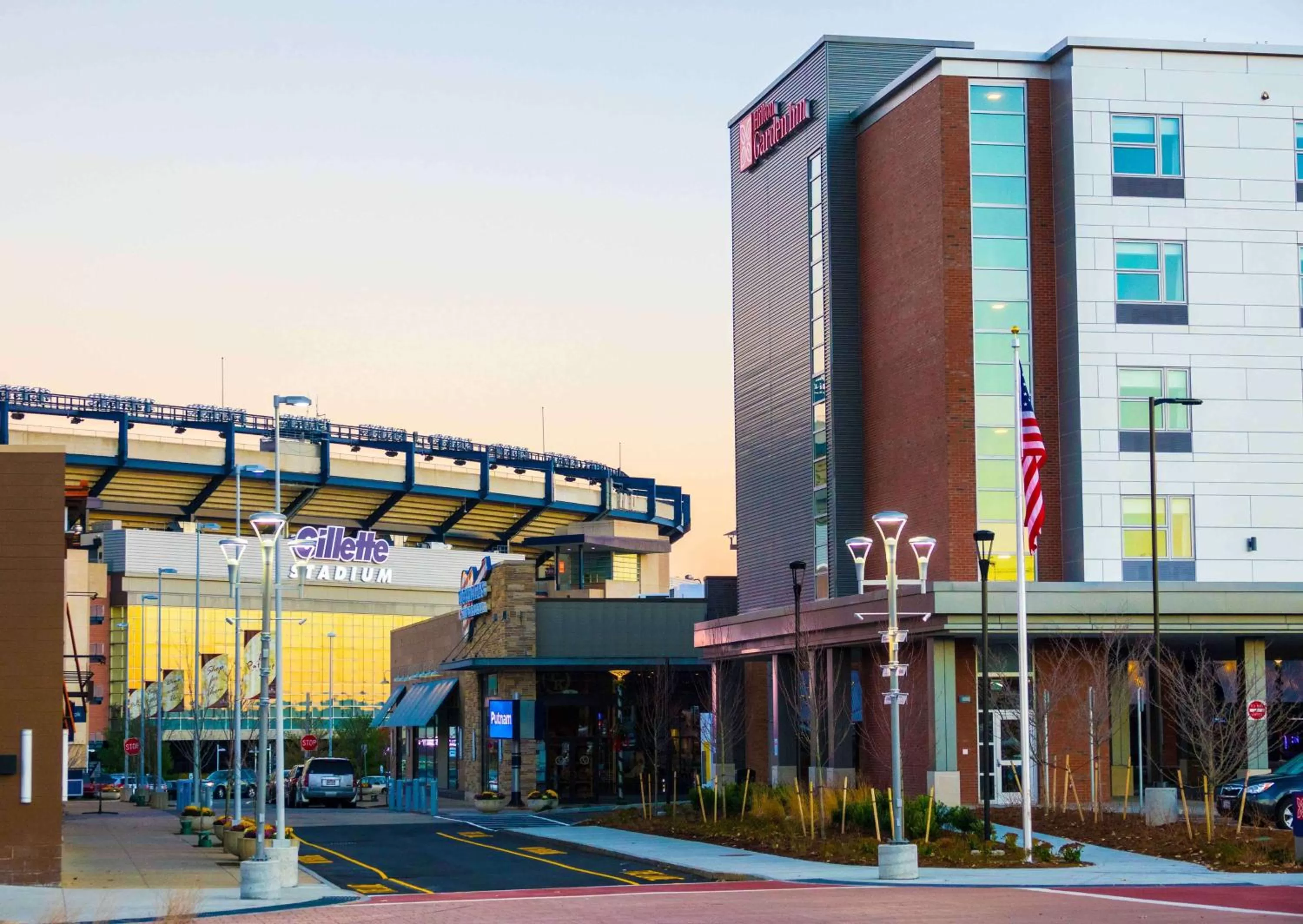 Lobby or reception in Hilton Garden Inn Foxborough Patriot Place