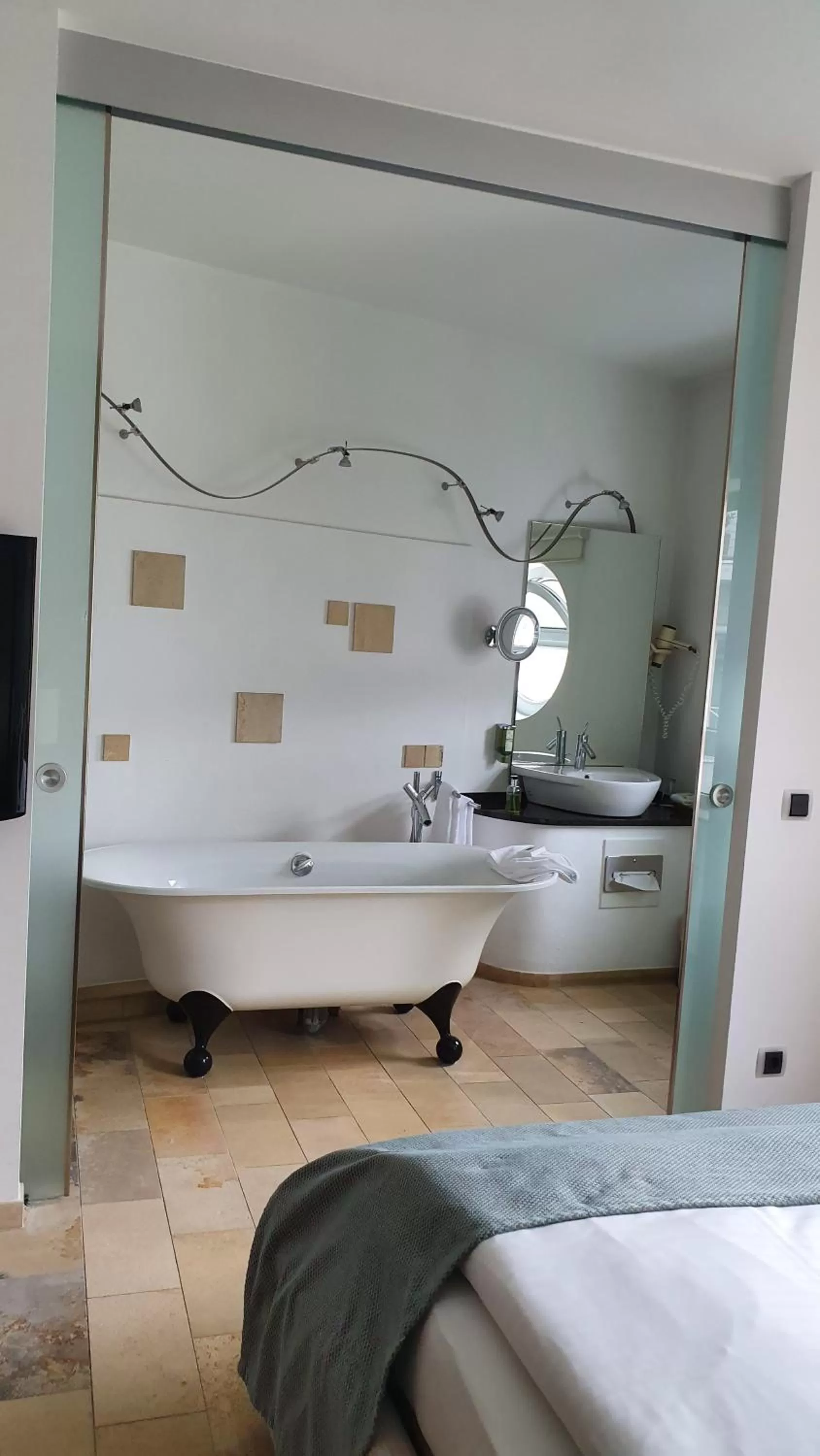 Bathroom, Bed in Domaine Leidinger