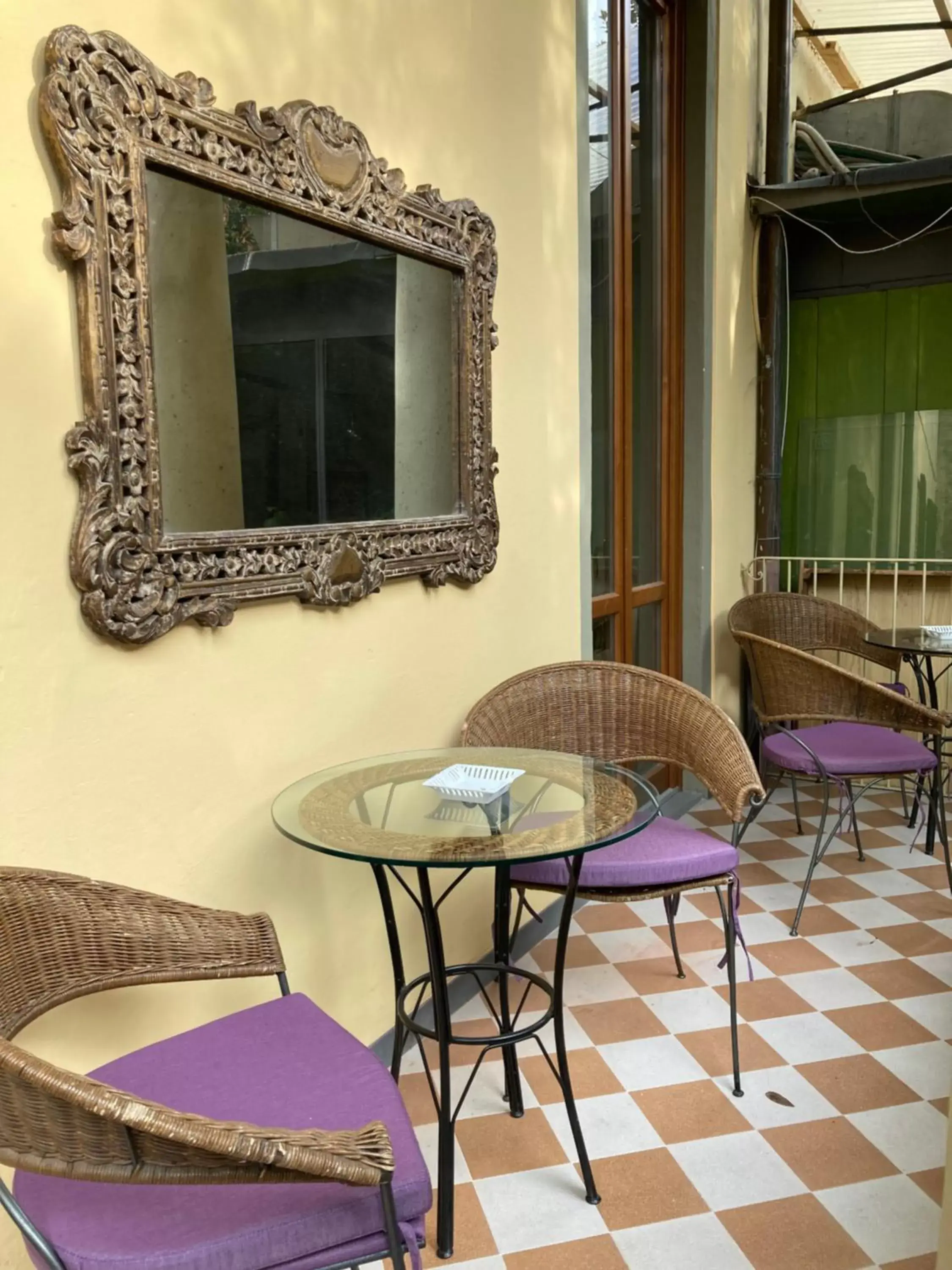 Balcony/Terrace, Seating Area in Hotel Caravaggio
