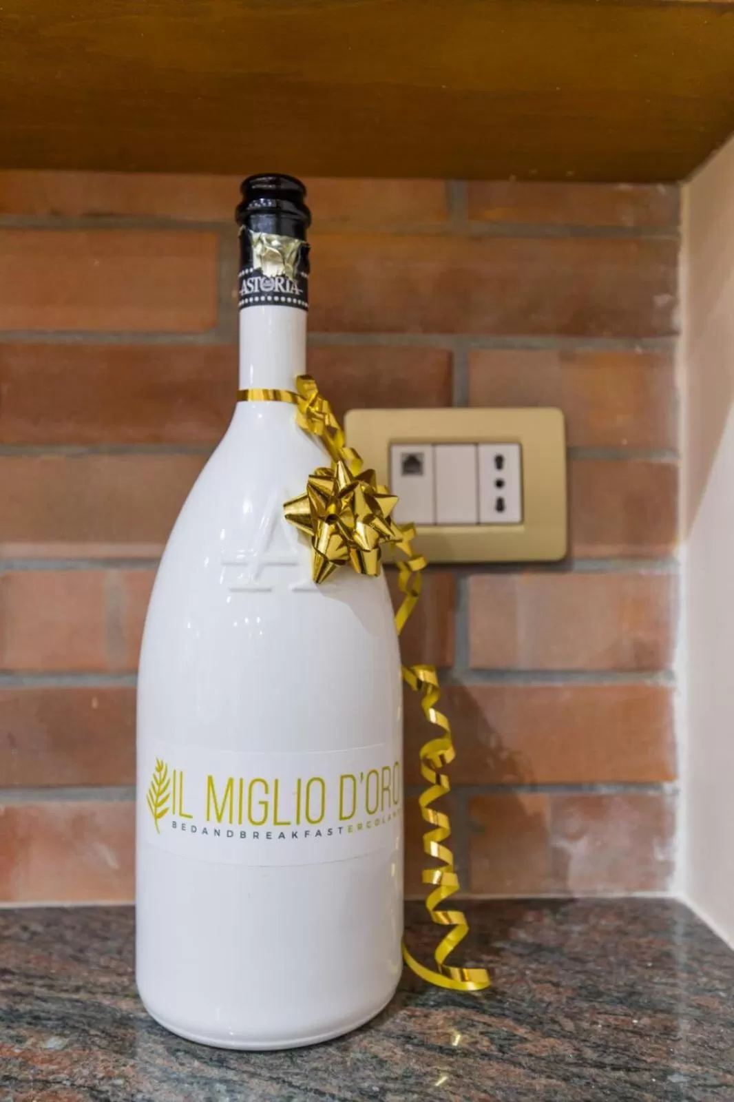 Decorative detail in B&b Il miglio d’oro