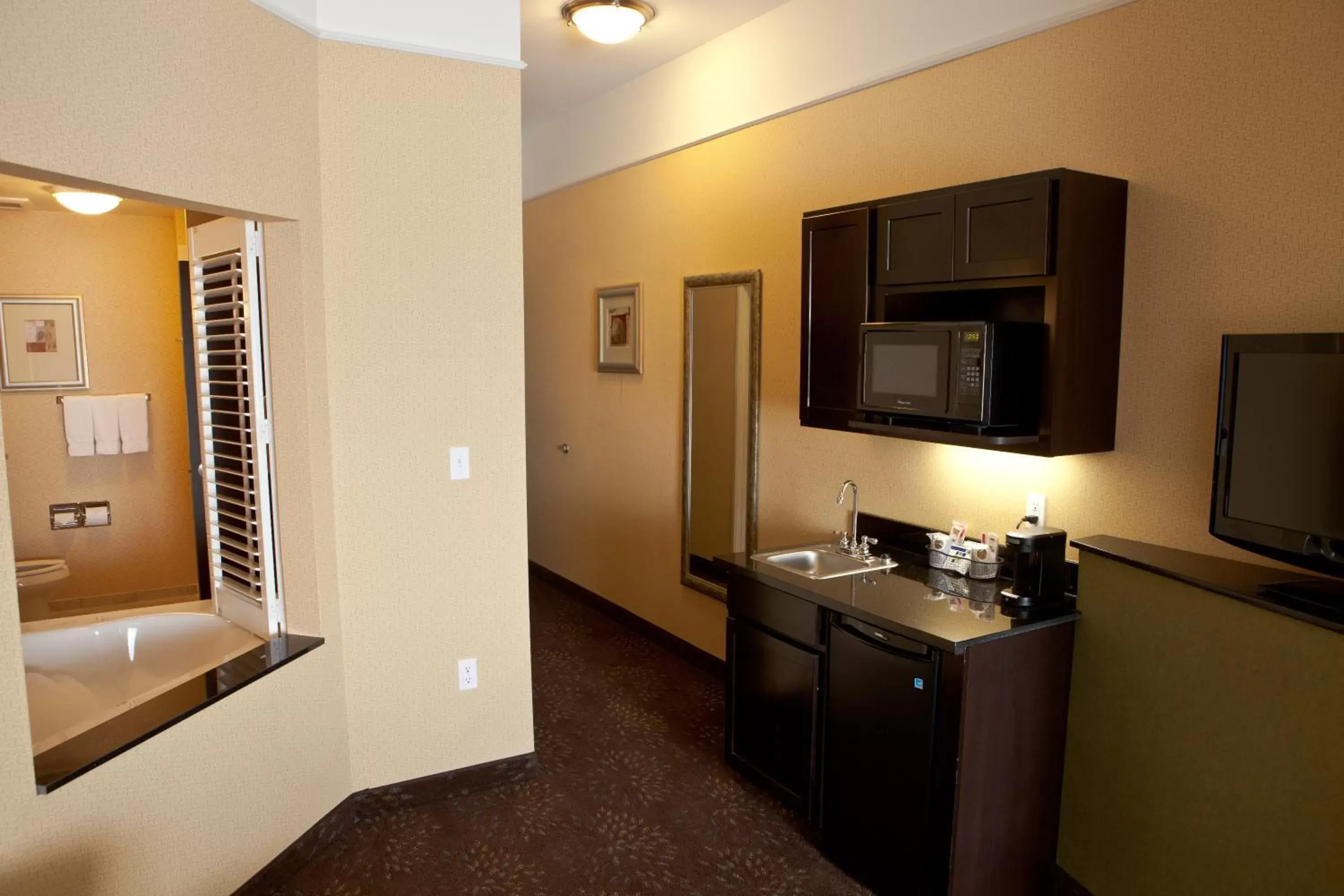 Photo of the whole room, Kitchen/Kitchenette in Holiday Inn Express Hotel & Suites Lansing-Dimondale, an IHG Hotel