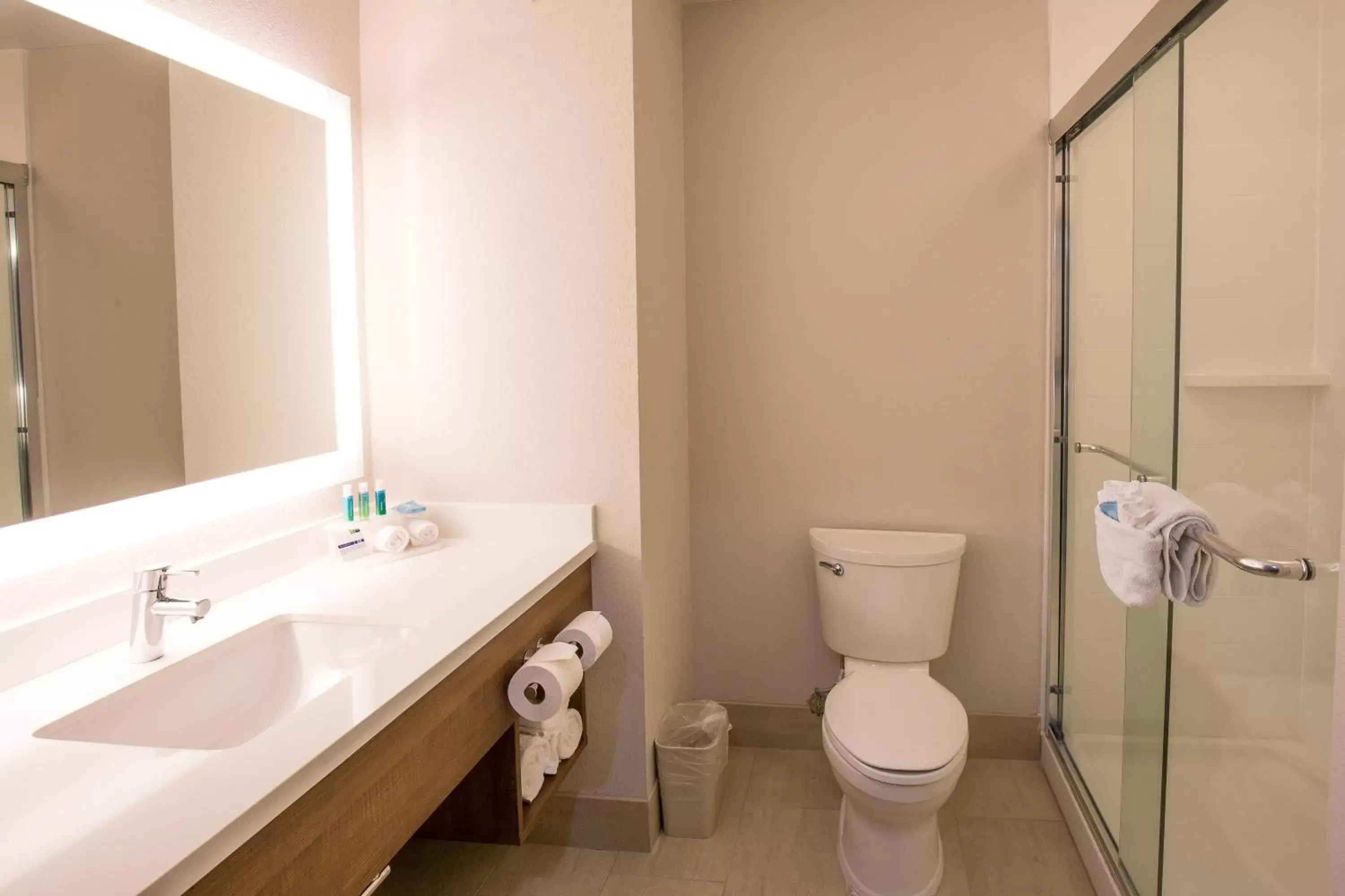 Bathroom in Holiday Inn Express Hotel & Suites Hesperia, an IHG Hotel