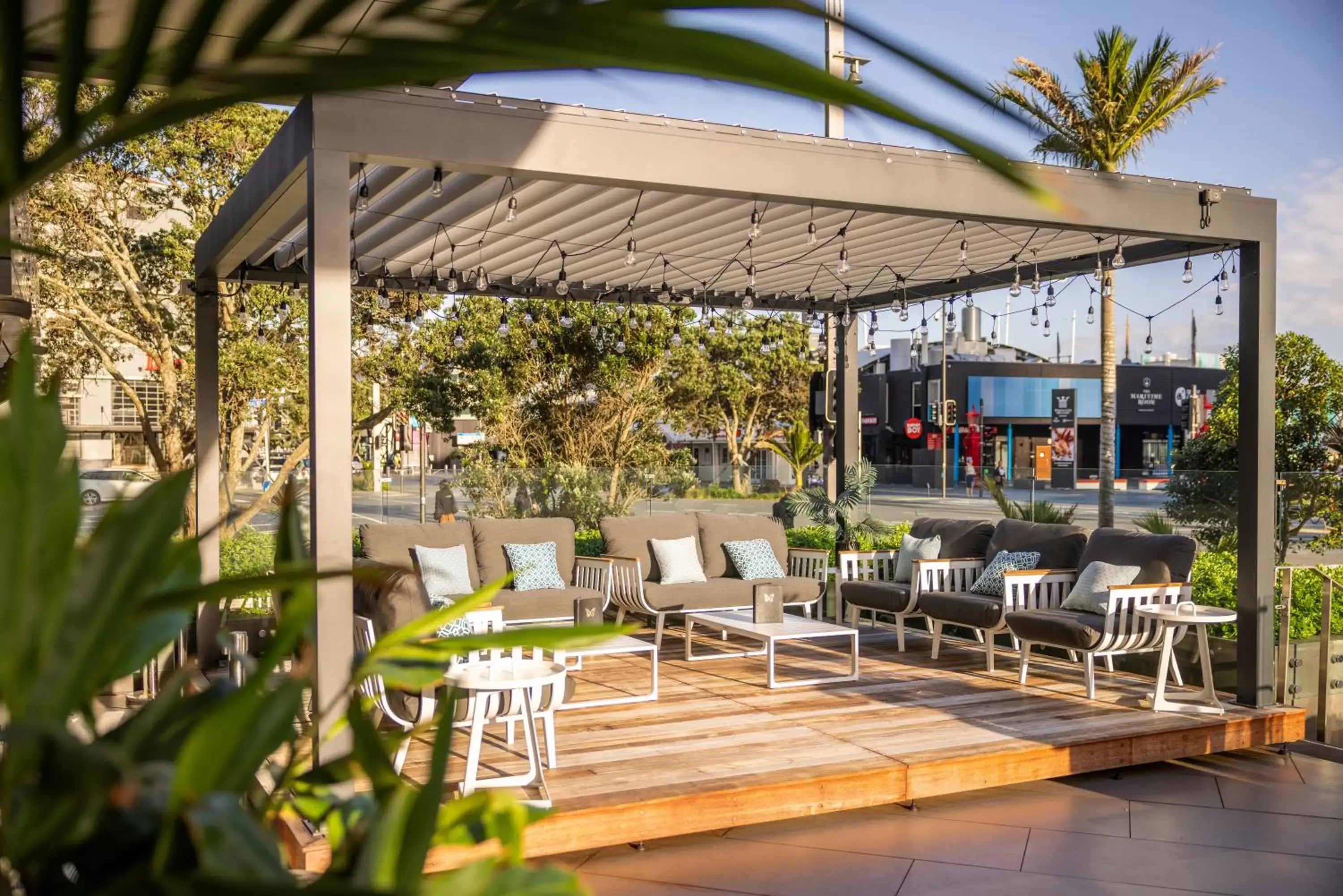 Balcony/Terrace, Restaurant/Places to Eat in M Social Auckland
