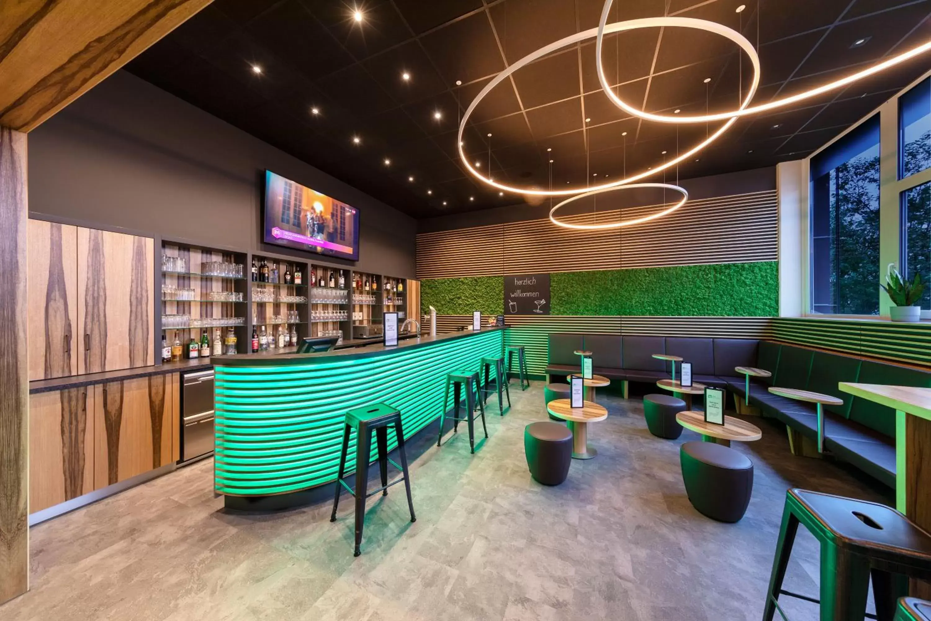 Lounge or bar, Lounge/Bar in AMH Airport-Messe-Hotel Stuttgart