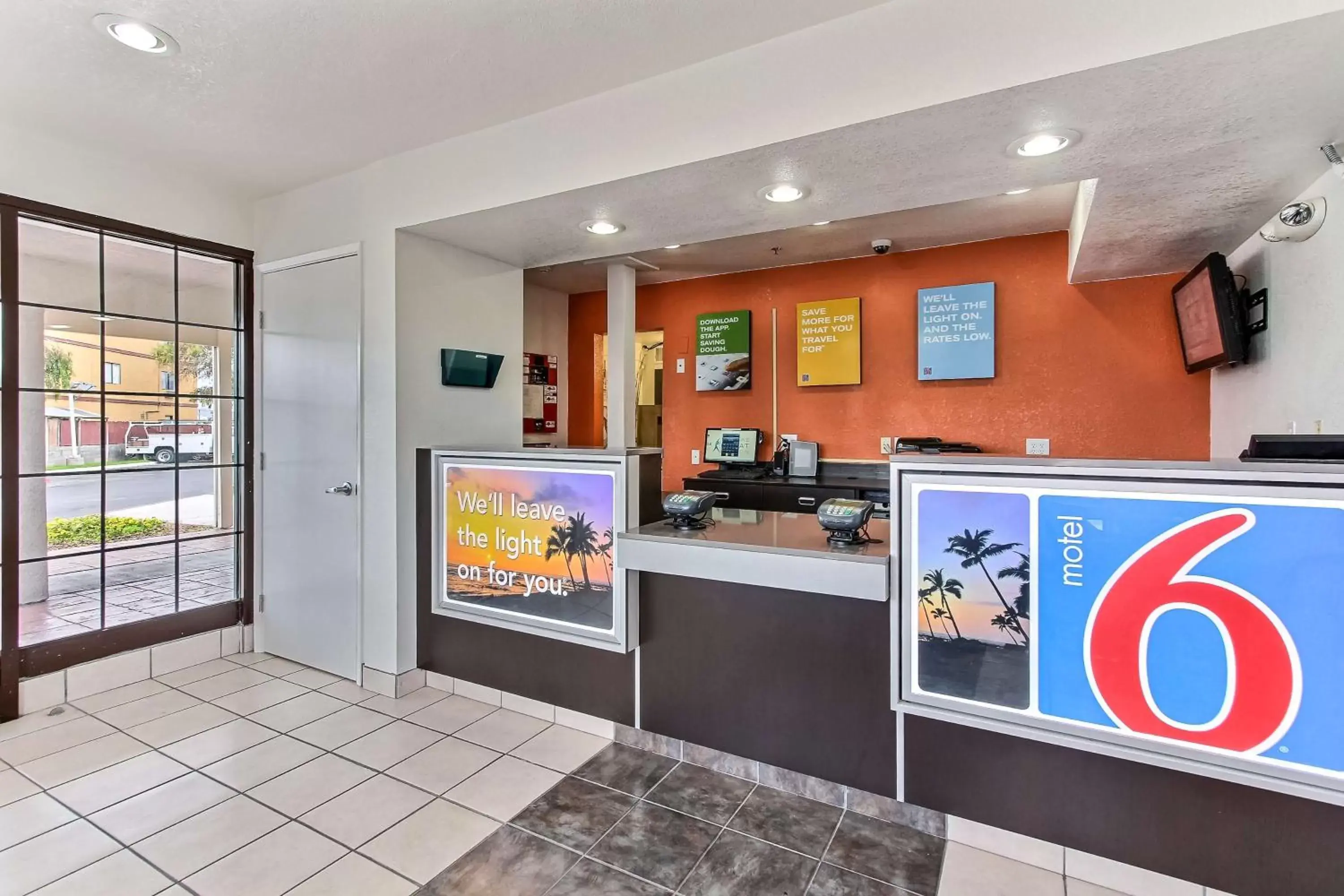 Property logo or sign, Lobby/Reception in Motel 6-Salinas, CA - North Monterey Area