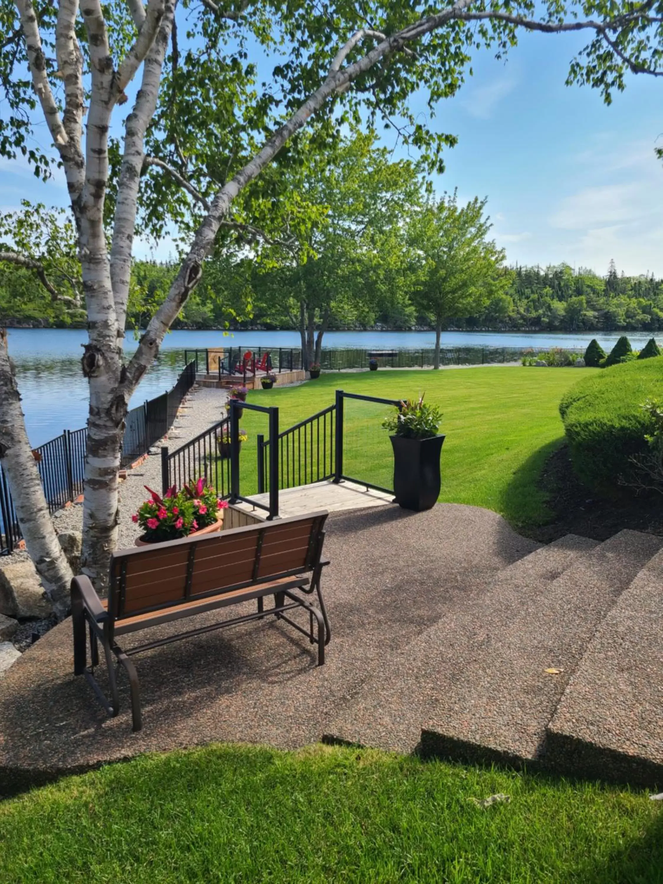 Patio, Garden in Stardust Motel - Timberlea