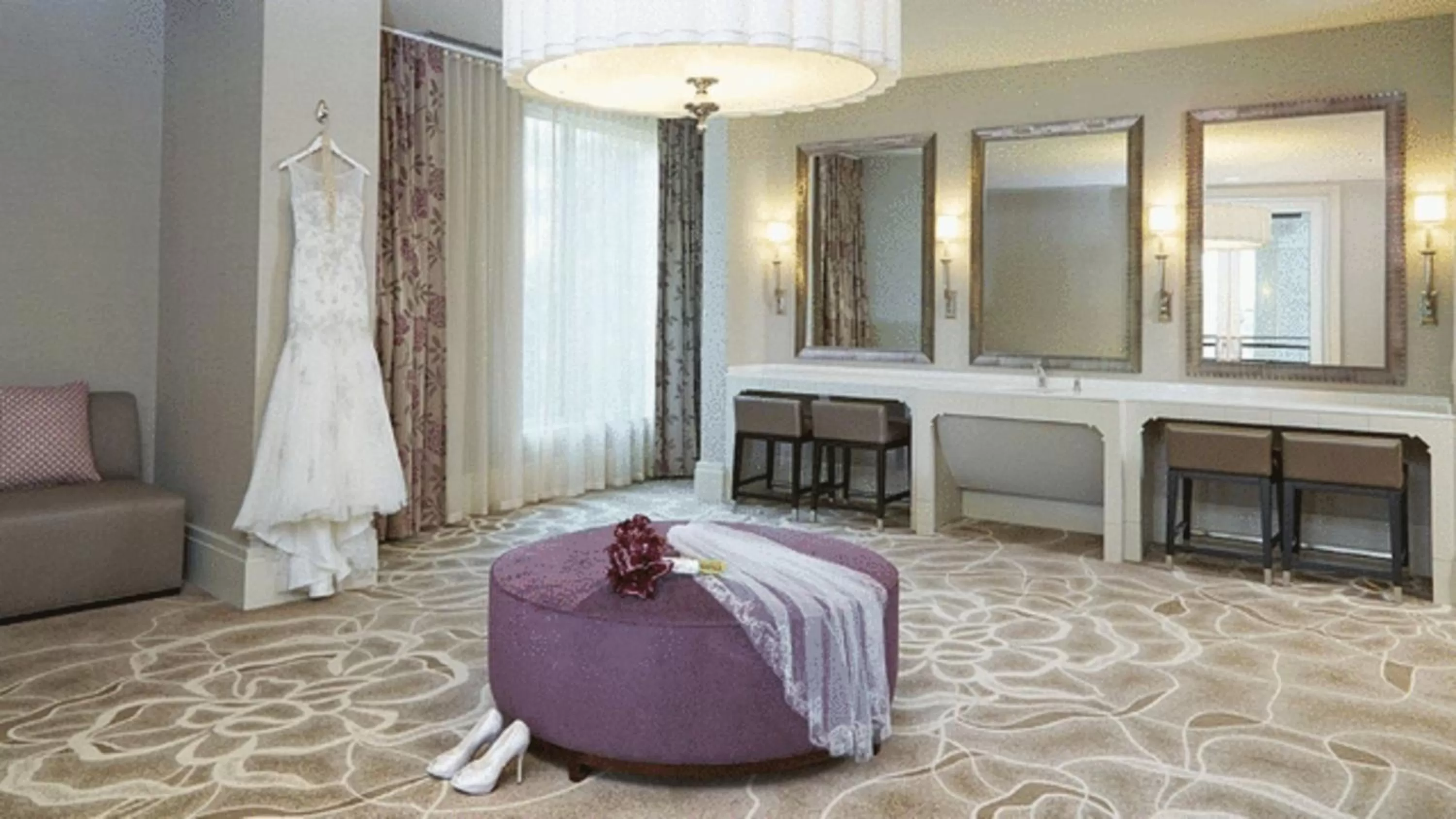 wedding, Bed in Hyatt Regency Atlanta Perimeter at Villa Christina