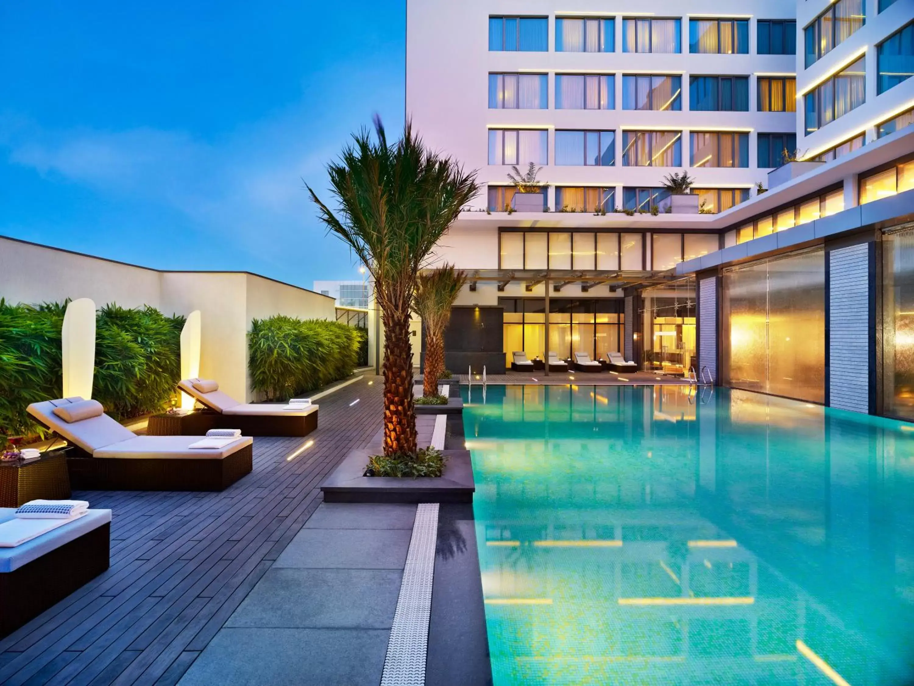 Swimming pool in Vivanta Chennai IT Expressway OMR Swimming pool in Vivanta Chennai IT Expressway OMR