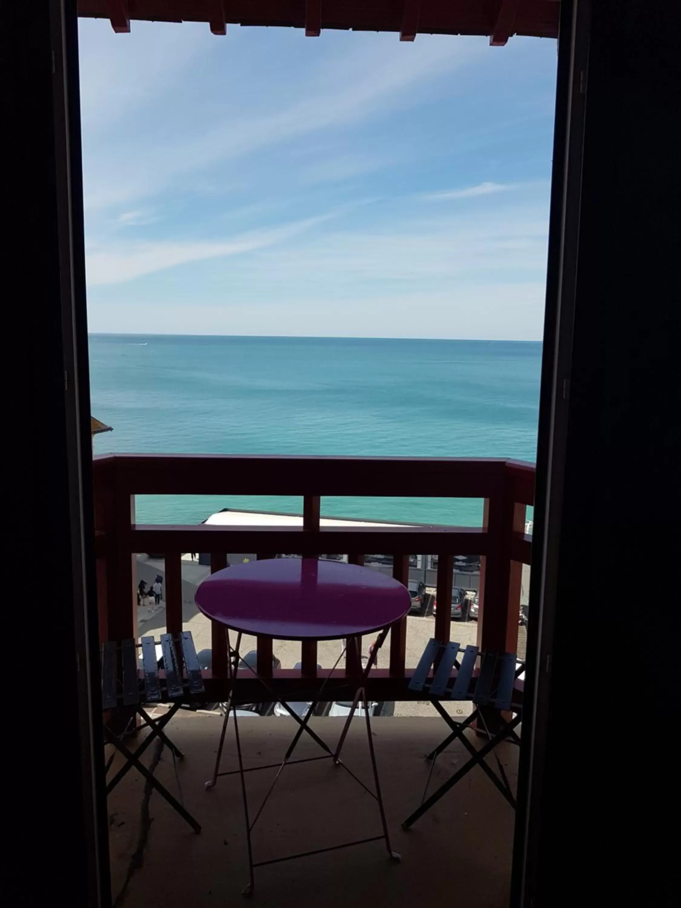 Sea view, Balcony/Terrace in Hotel Des Bains