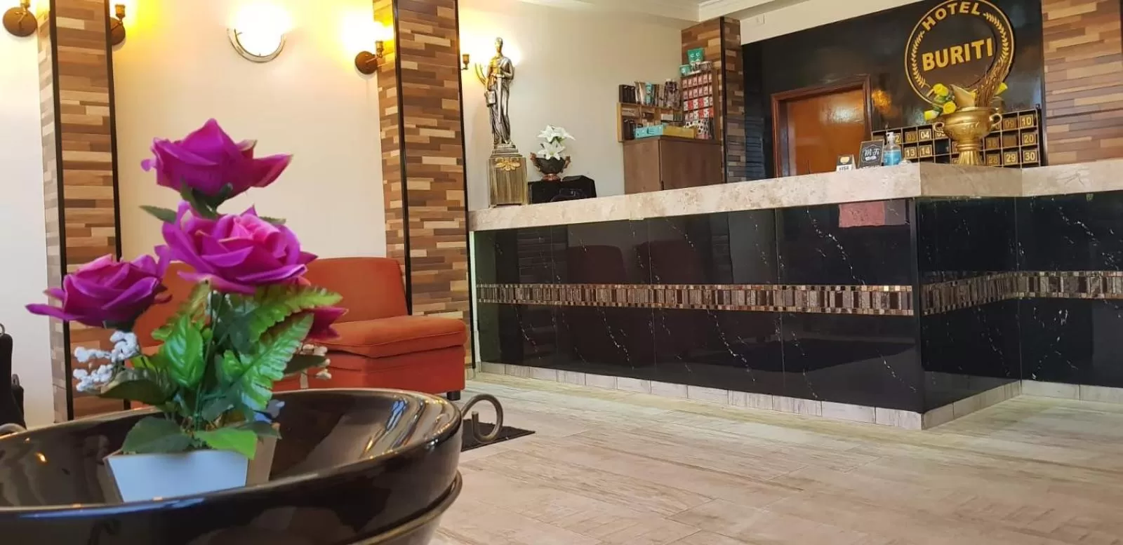 Lobby or reception in Hotel Buriti Itupeva
