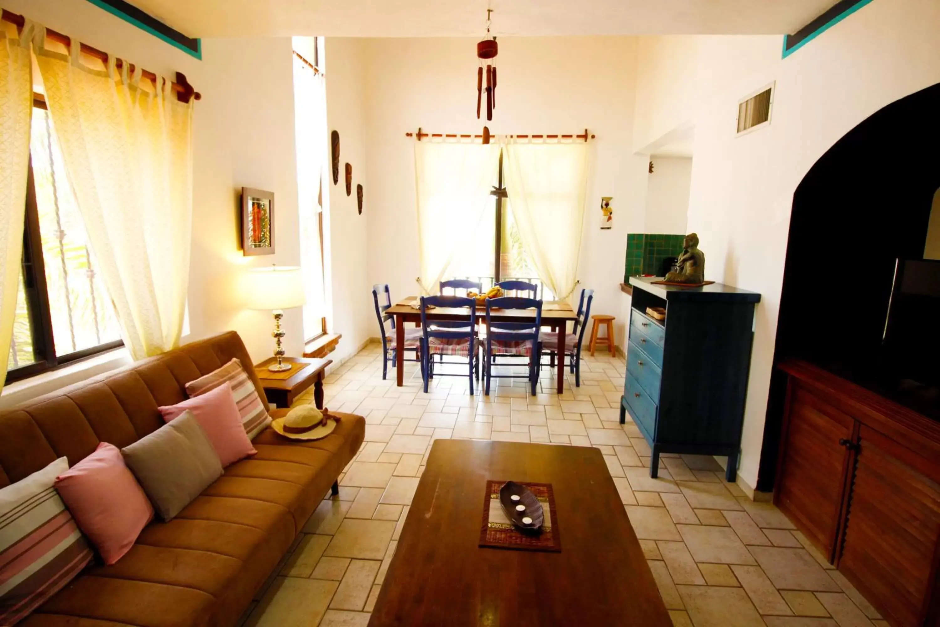 Communal lounge/ TV room, Seating Area in Maya Vacanze Playa Alegria