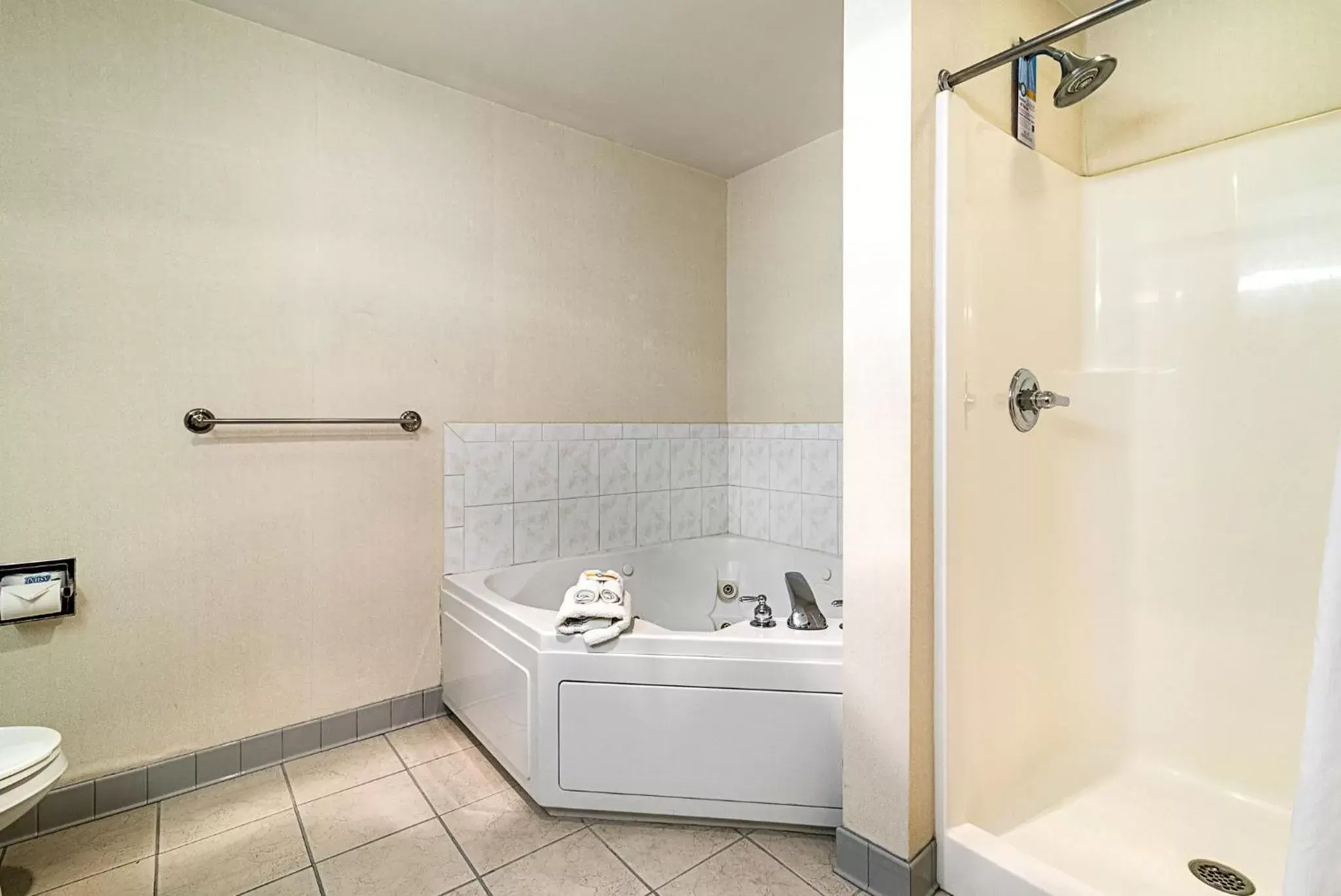 Bathroom in Quality Inn & Suites Schoharie near Howe Caverns