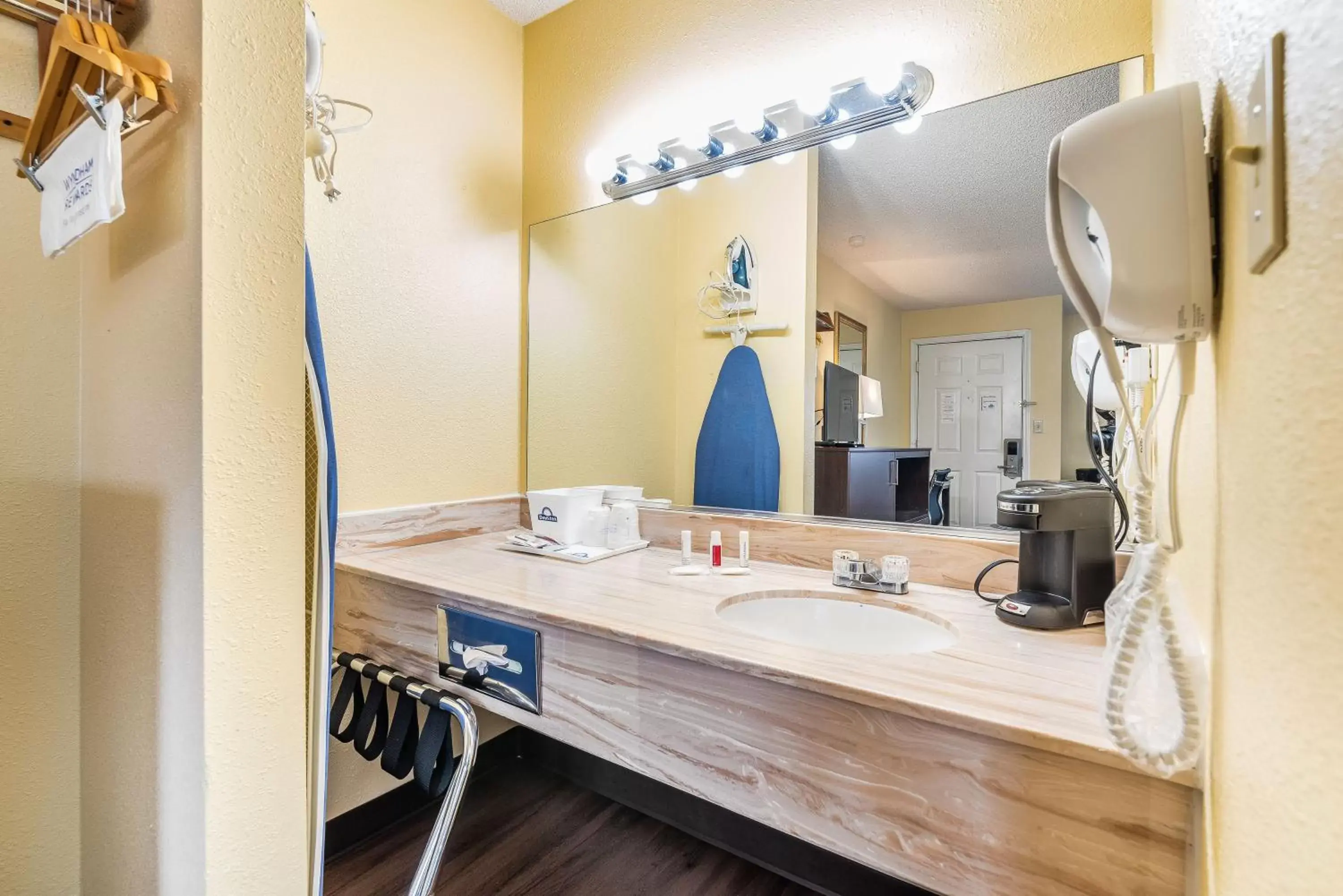 Bathroom in Days Inn by Wyndham Federal Way