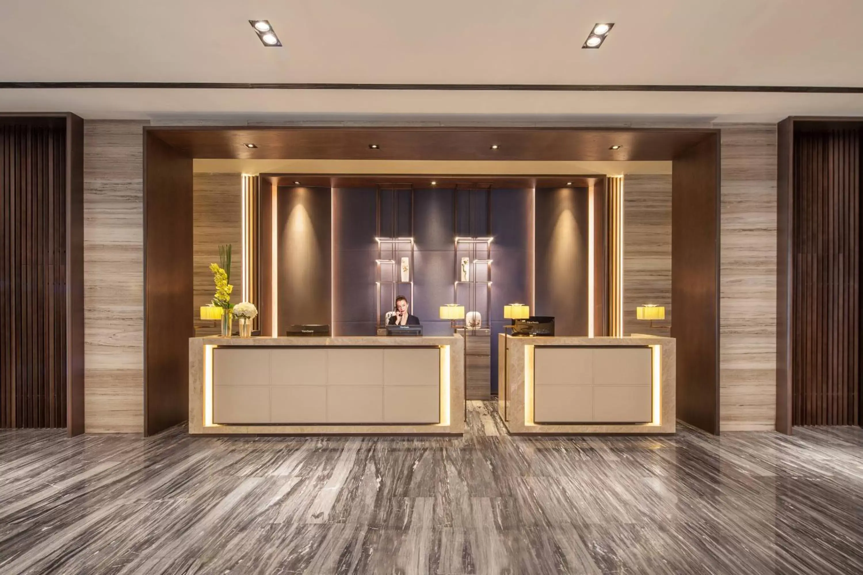 Property building, Lobby/Reception in Courtyard by Marriott Shanghai International Tourism and Resorts Zone