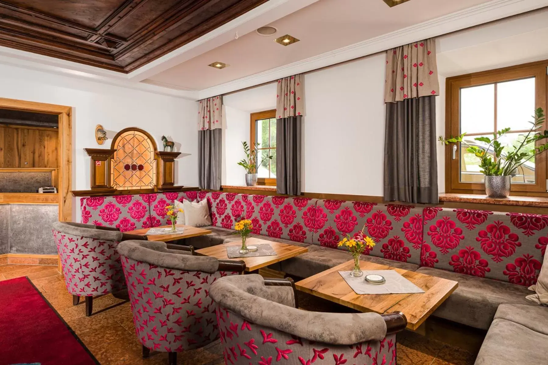 Lounge or bar, Lobby/Reception in Hotel Bräurup