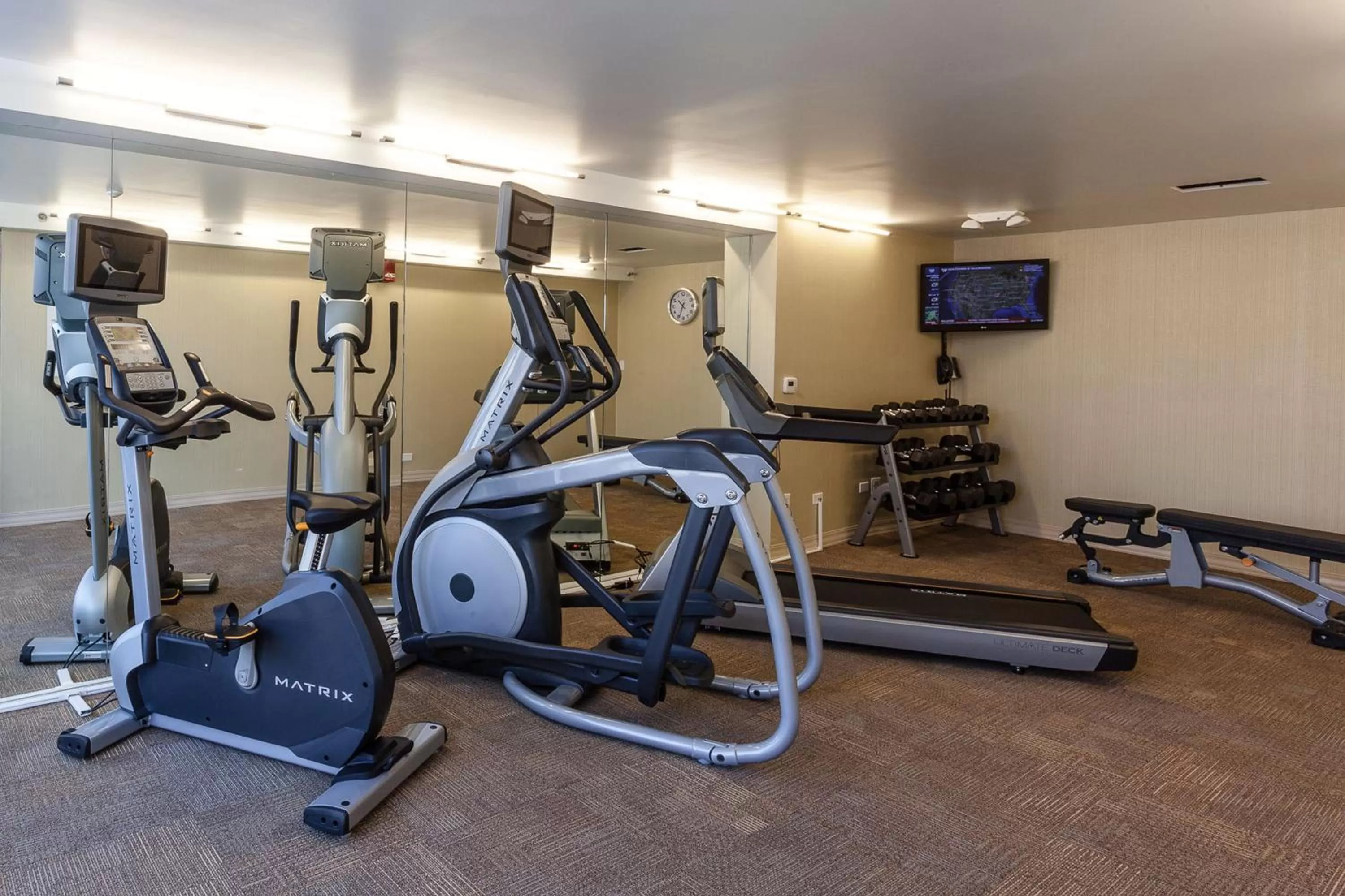 Fitness centre/facilities in Holiday Inn Chicago North-Evanston by IHG