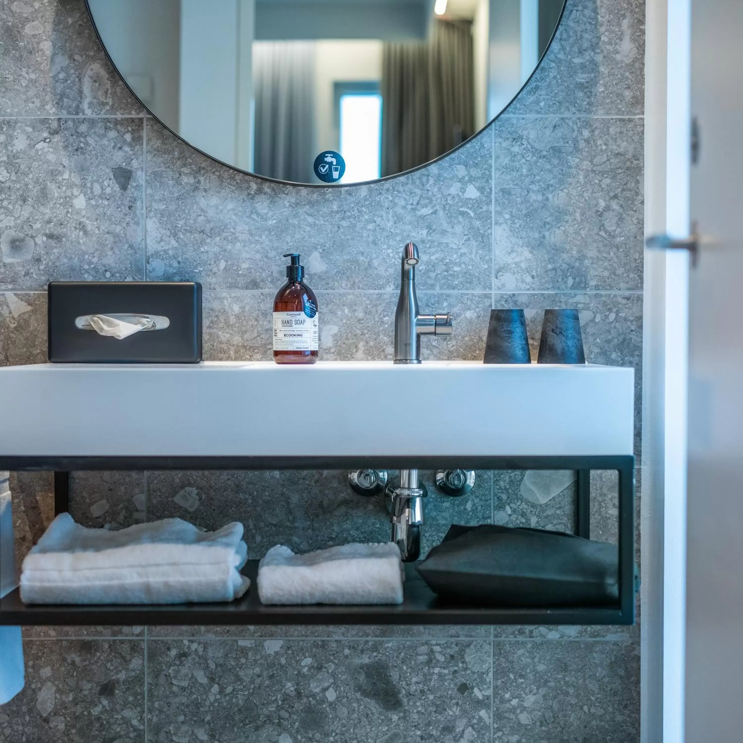 Bathroom in Comwell Copenhagen Portside Dolce by Wyndham