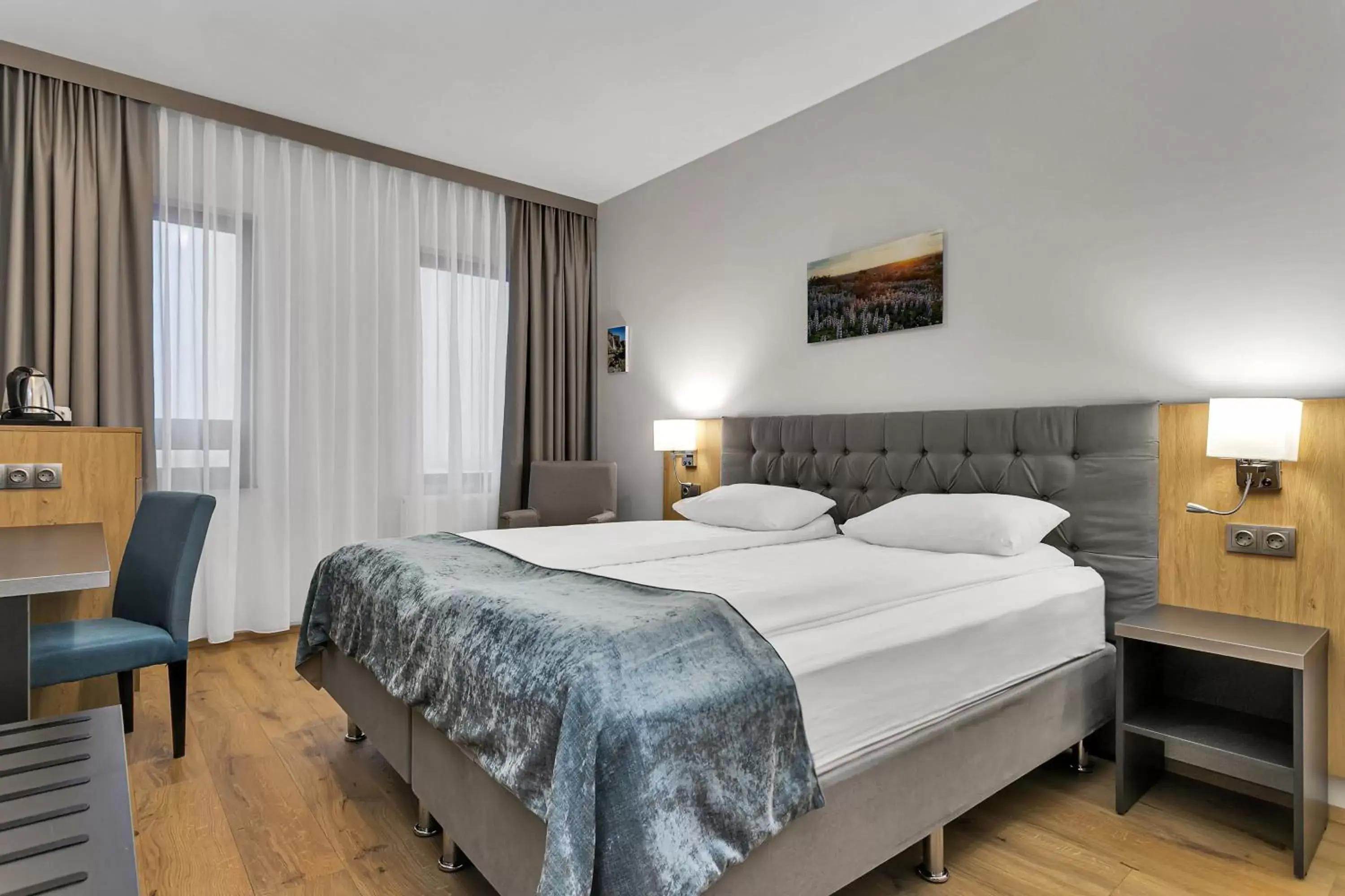 Bed in Aurora Hotel at Reykjavik-Keflavik Airport Terminal KEF Bed in Aurora Hotel at Reykjavik-Keflavik Airport Terminal KEF