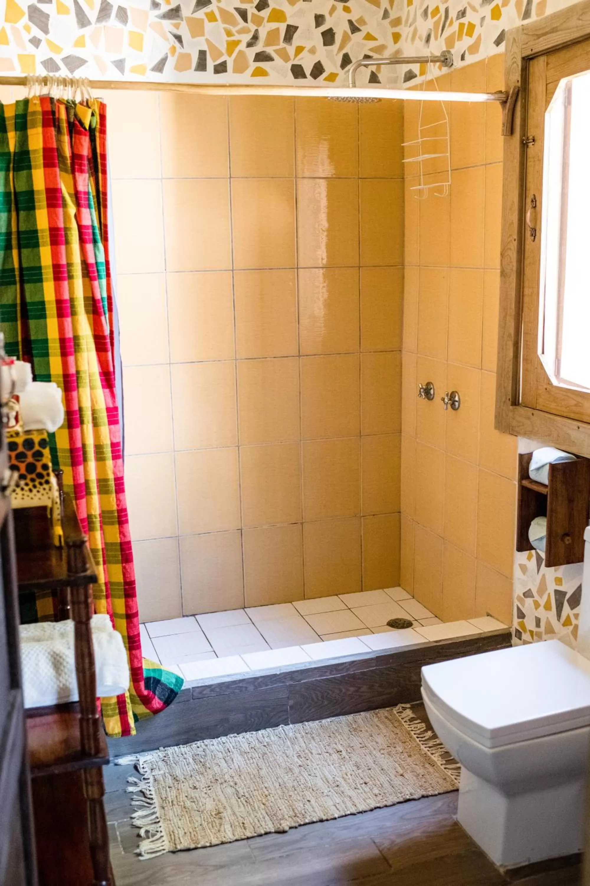 Shower in Pine Ridge Lodge