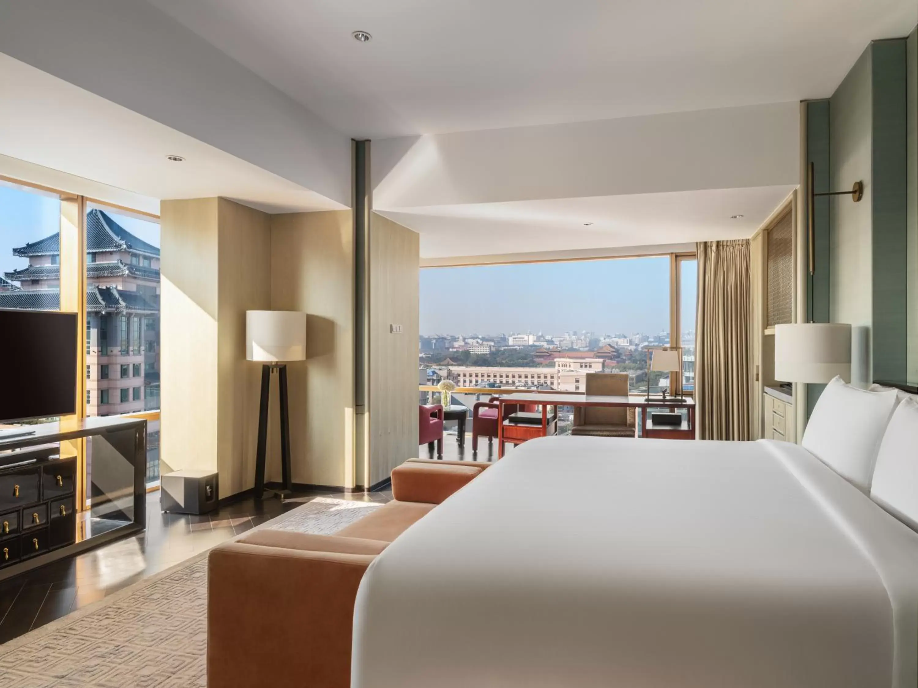 Bedroom in Waldorf Astoria Beijing