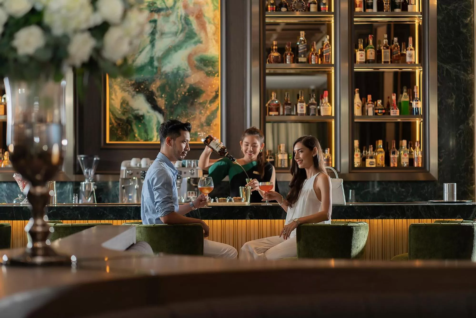 Lounge or bar in The Landmark Bangkok