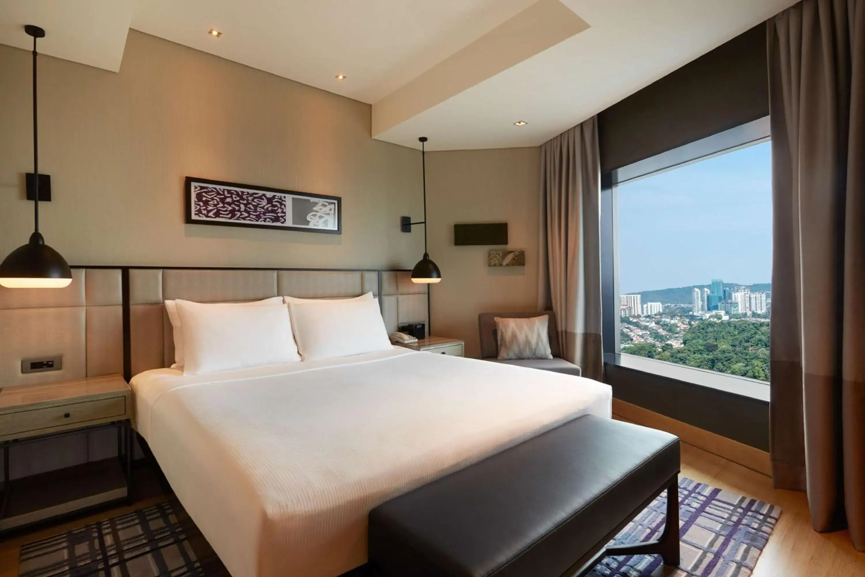 Bed in Hilton Kuala Lumpur