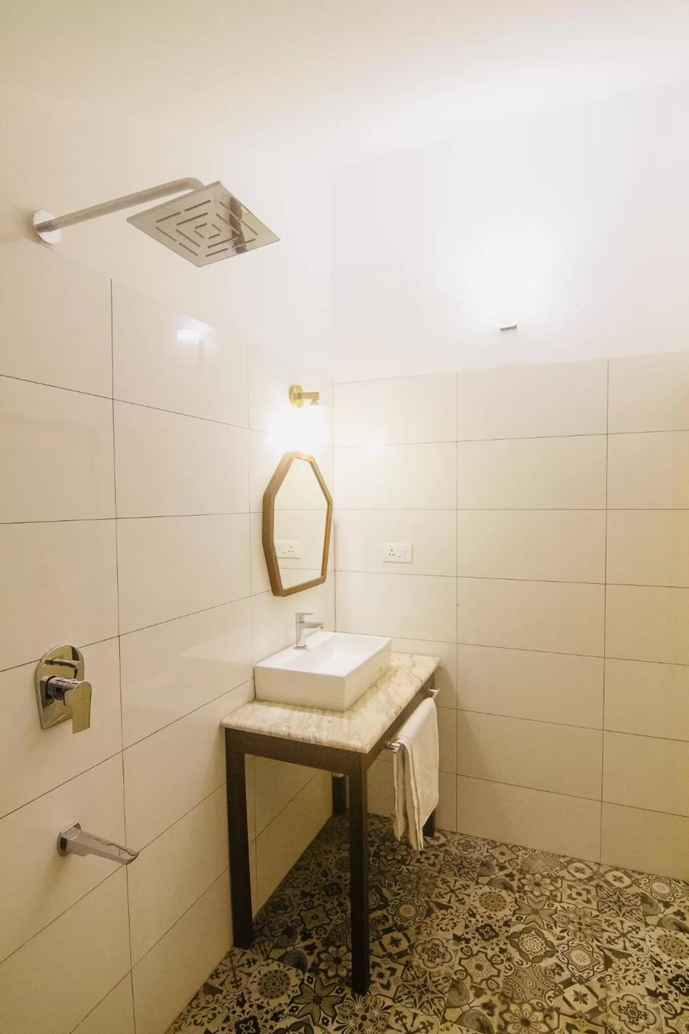 Bathroom in HALF Hotel, Calangute