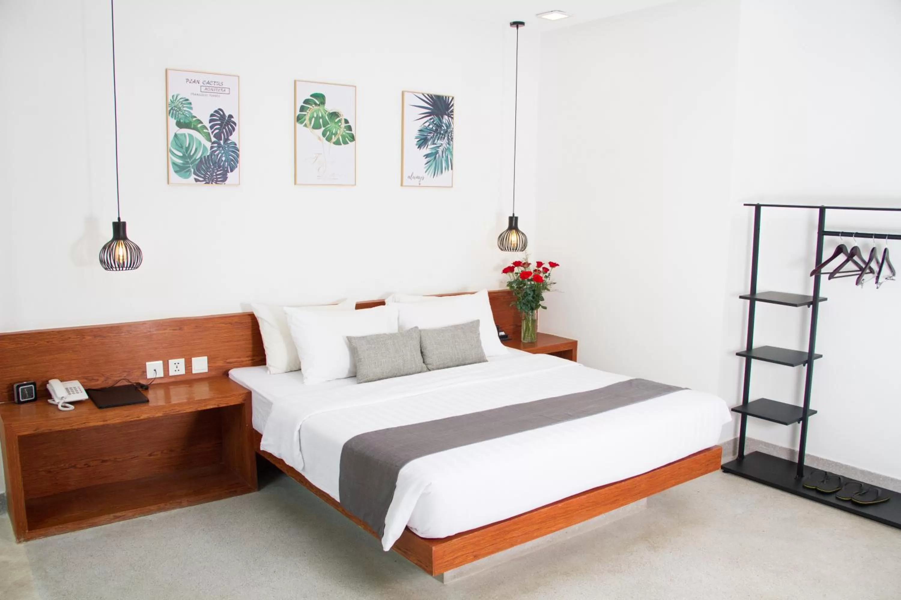 Bed in Bopha Bassac Boutique Hotel