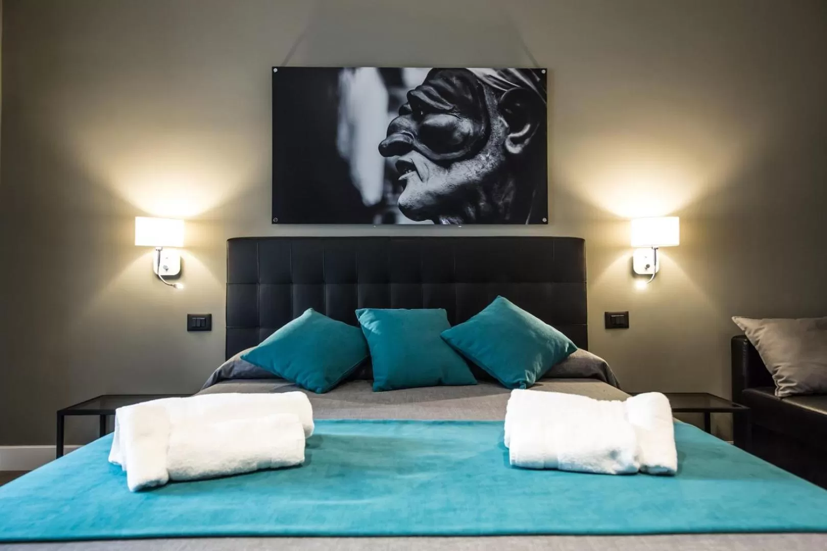 Bedroom, Bed in B&B Art House