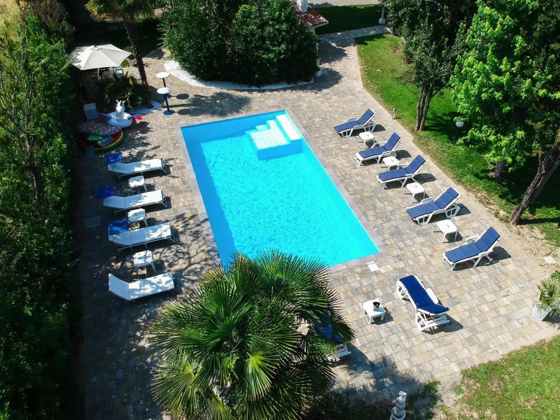 Bird's eye view, Pool View in Ca' Ross