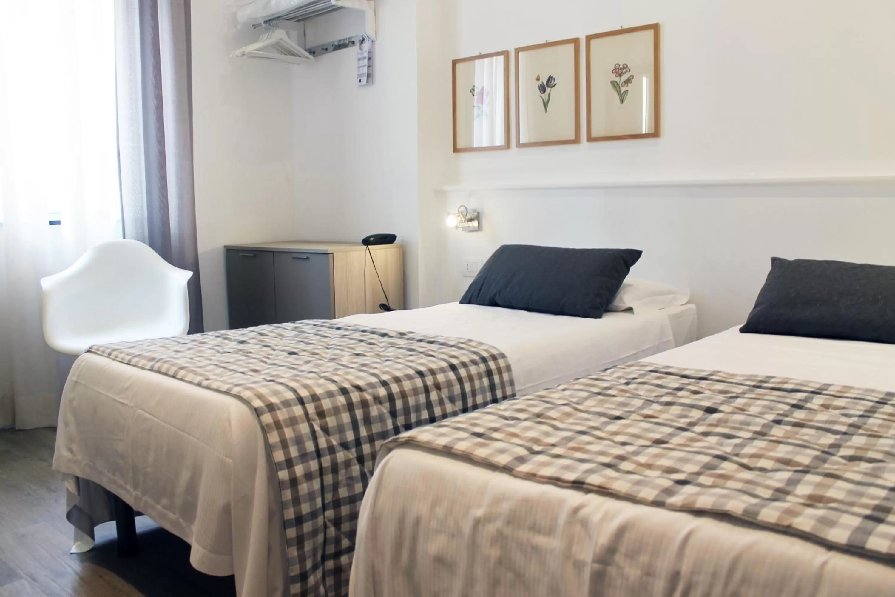 Bed in Hotel Bernina