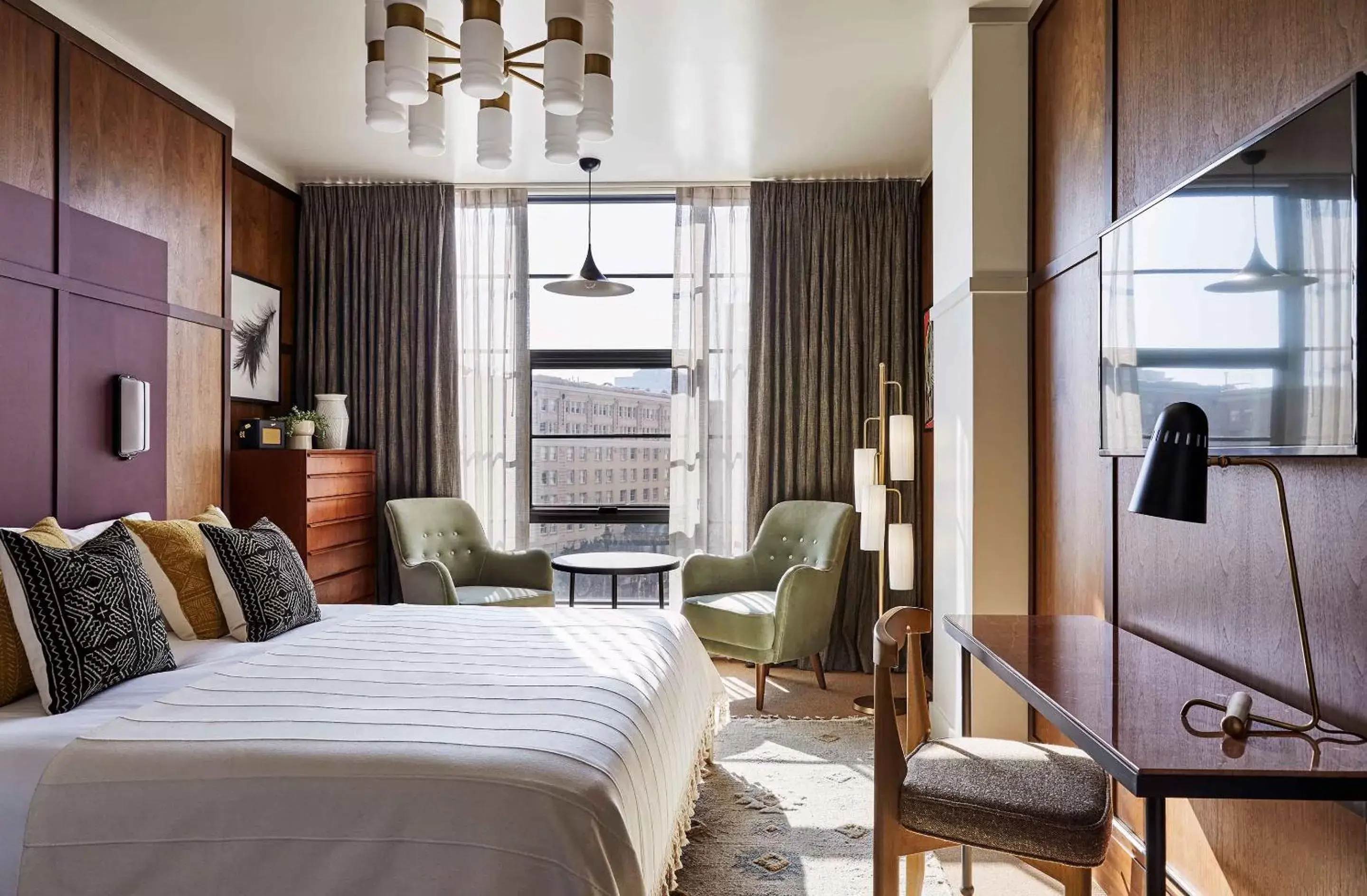 Bedroom, Bed in The Hoxton, Portland Bedroom, Bed in The Hoxton, Portland