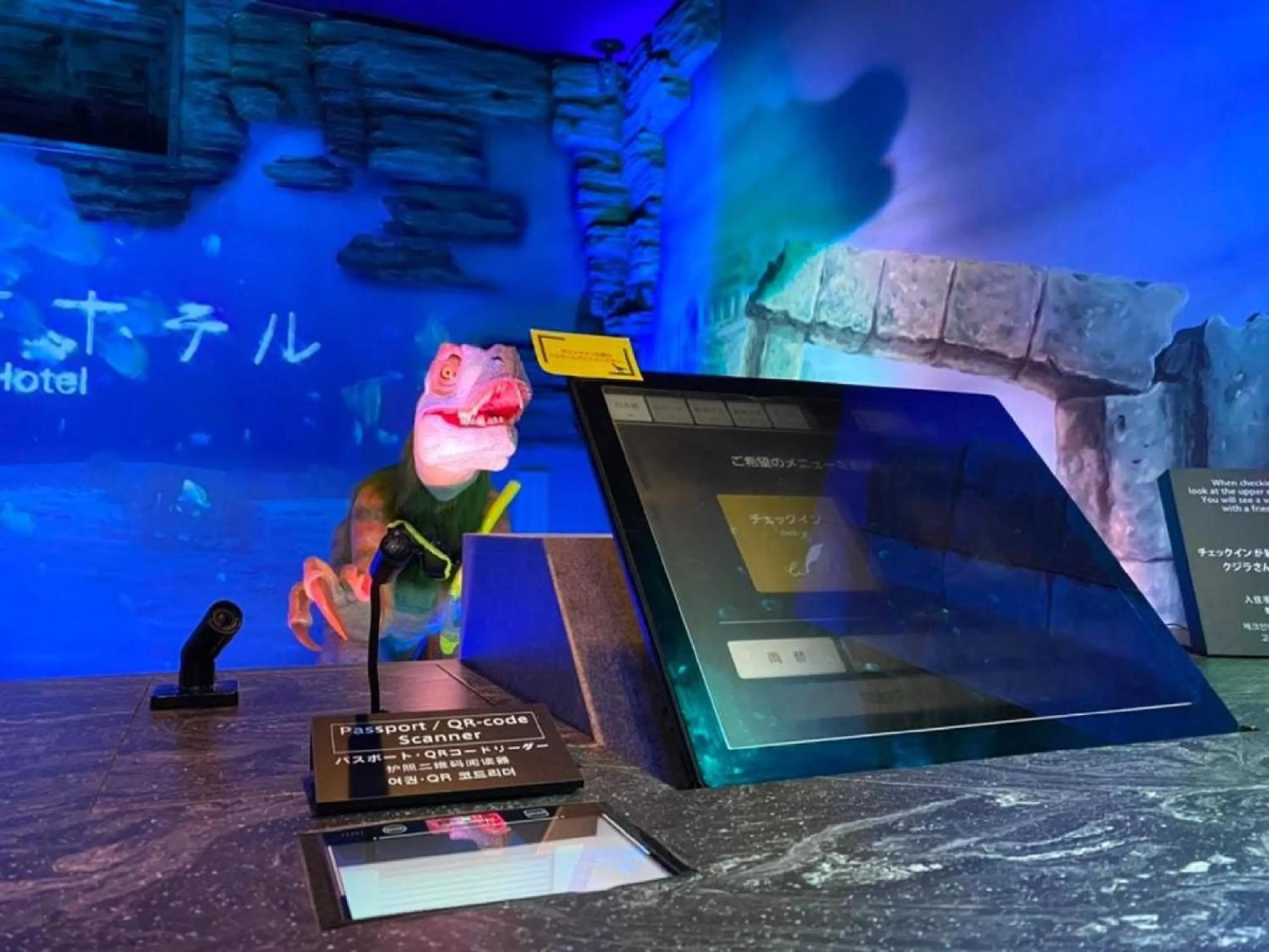 Staff in Henn na Hotel Kansai Airport