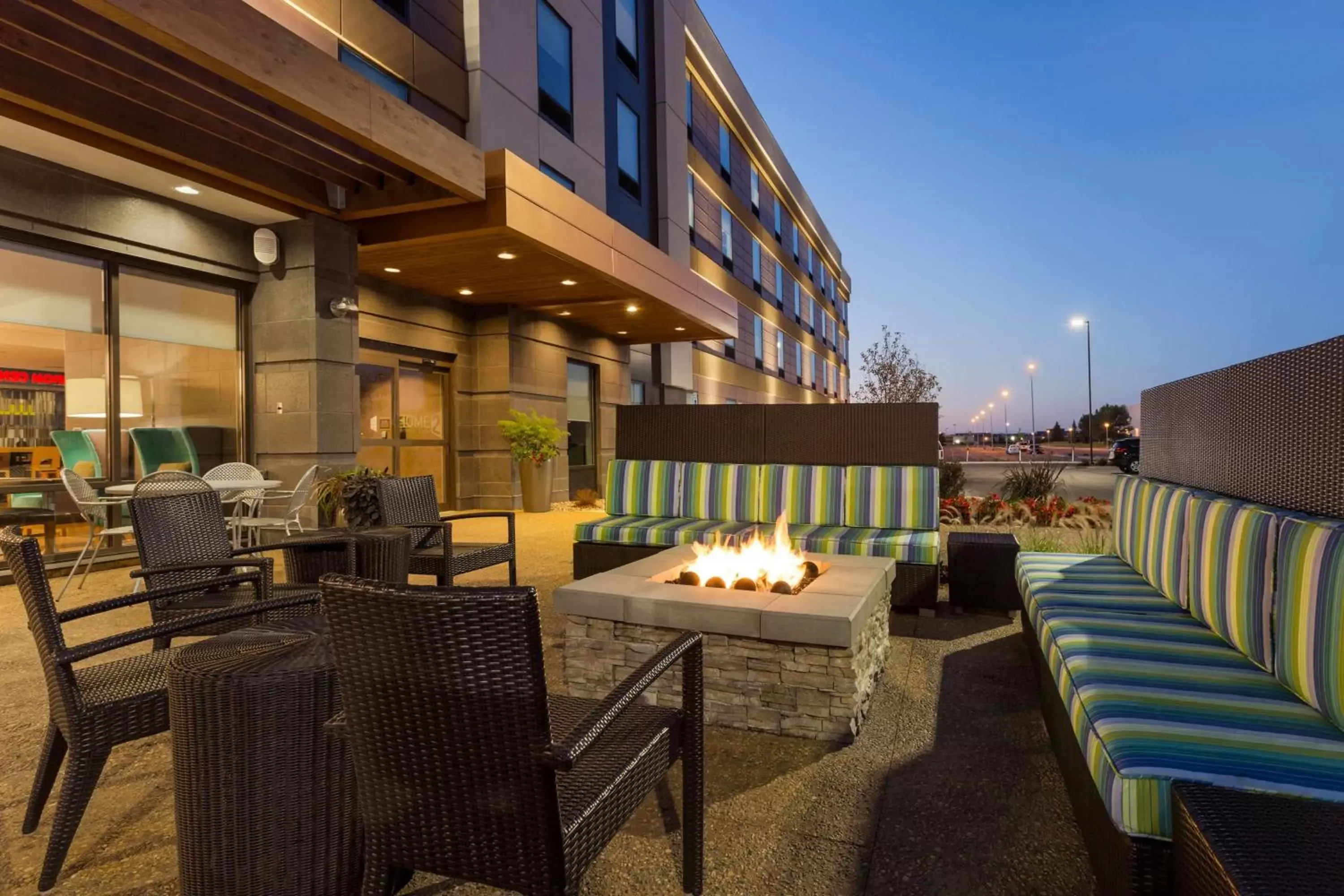 Property building in Home2 Suites by Hilton Fargo