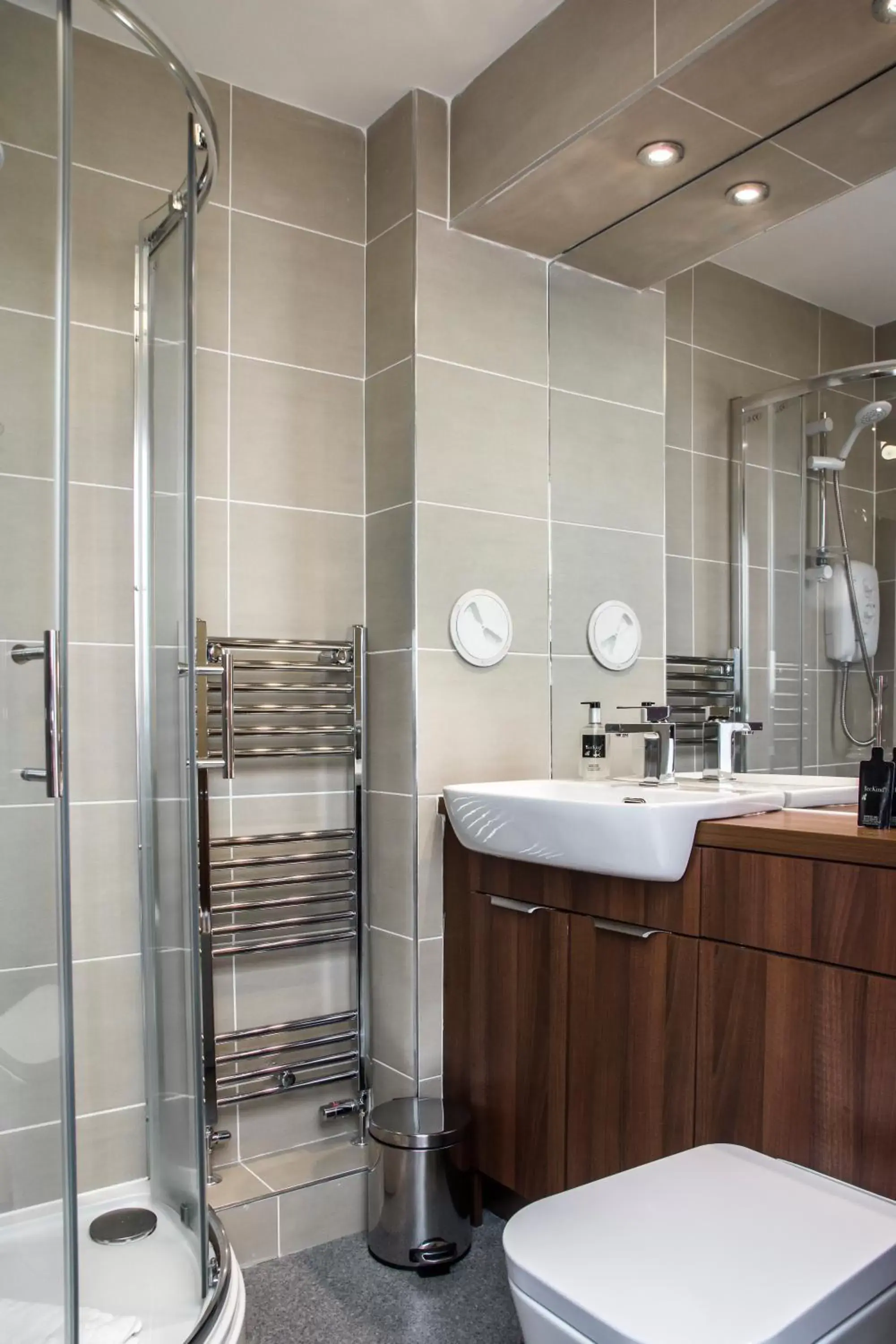 Shower, Bathroom in The Knight Residence by Mansley