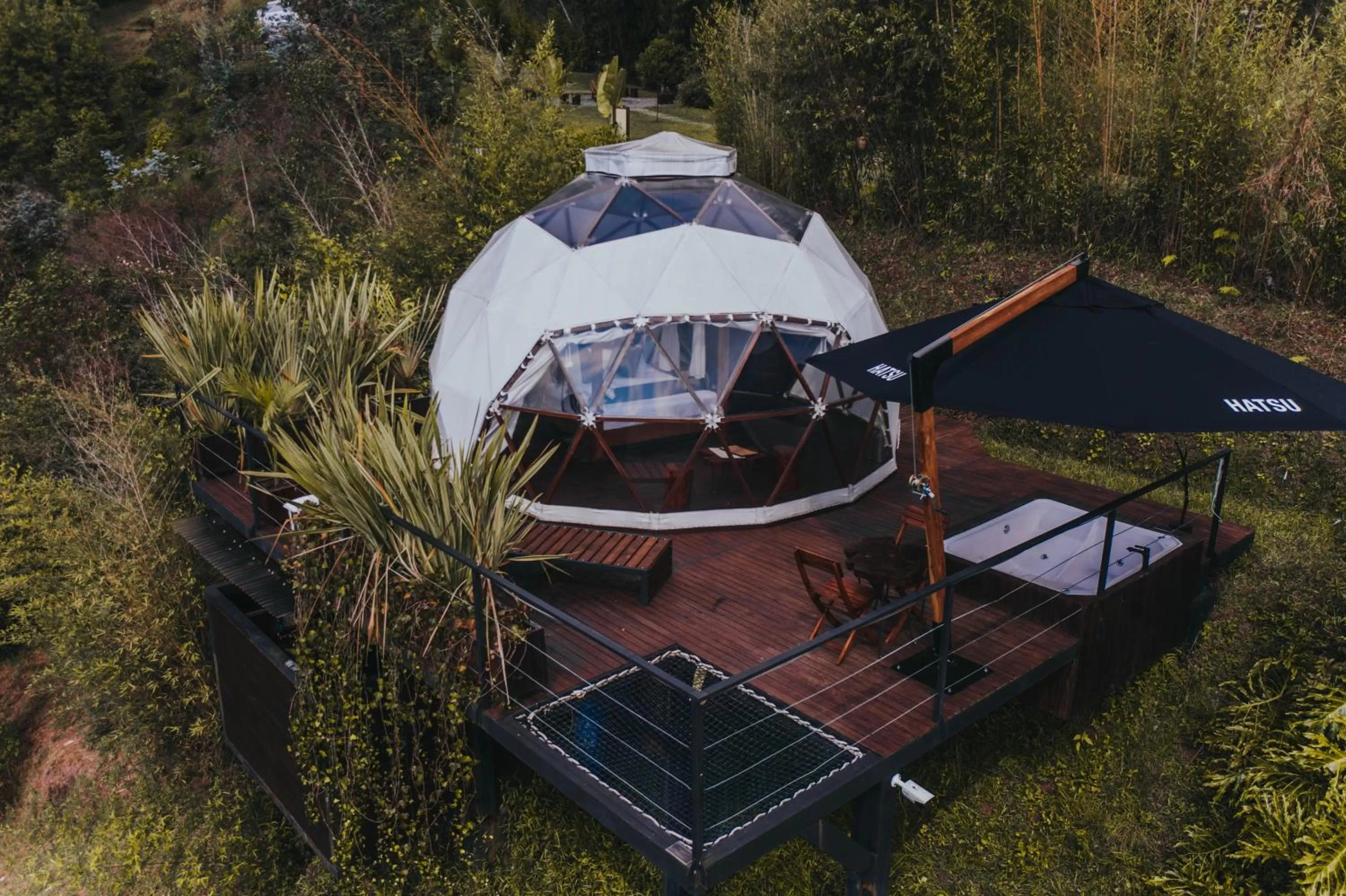Bird's eye view in Domus Glamping Guatapé