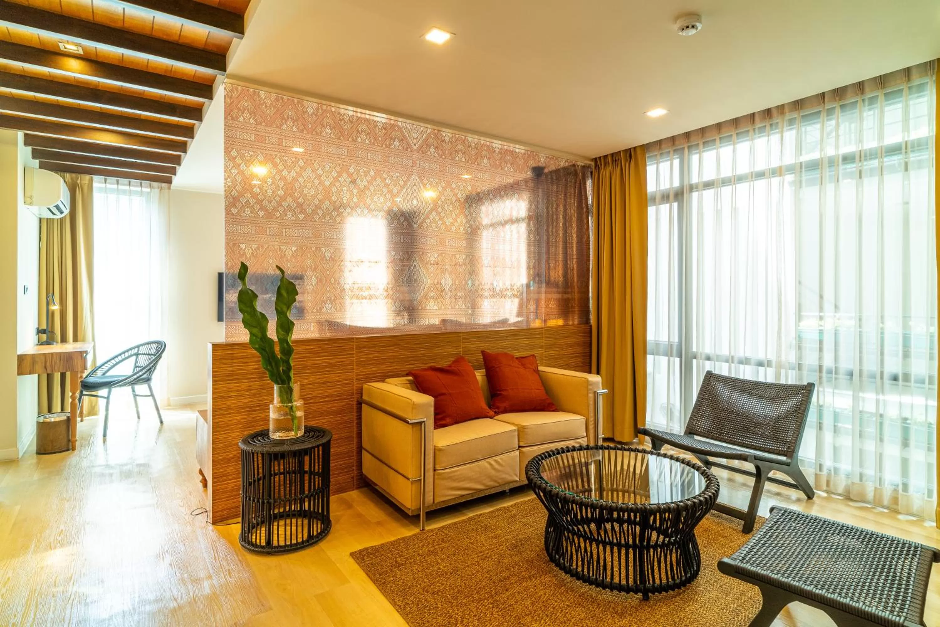 Living room in Amber Boutique Silom