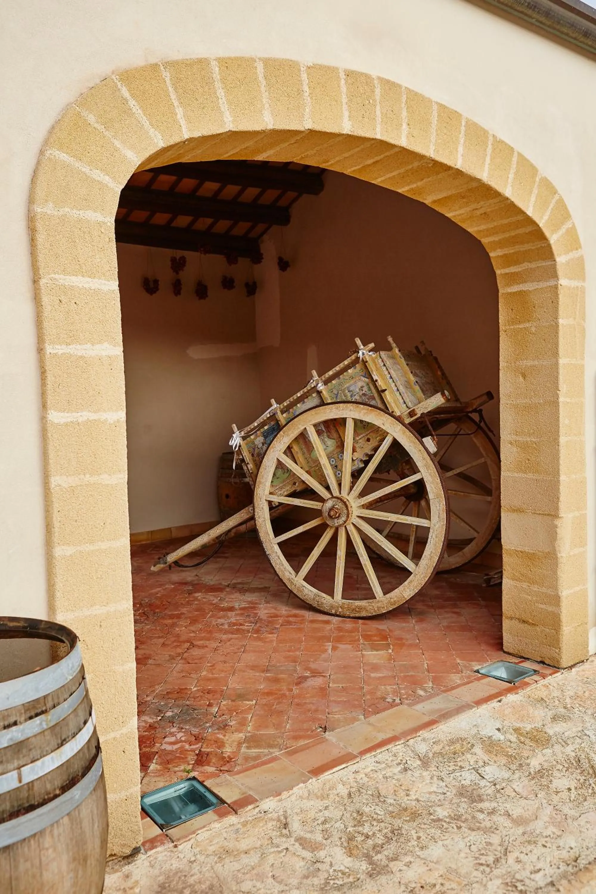 Decorative detail in Agriturismo Baglio Donnafranca Wine Resort