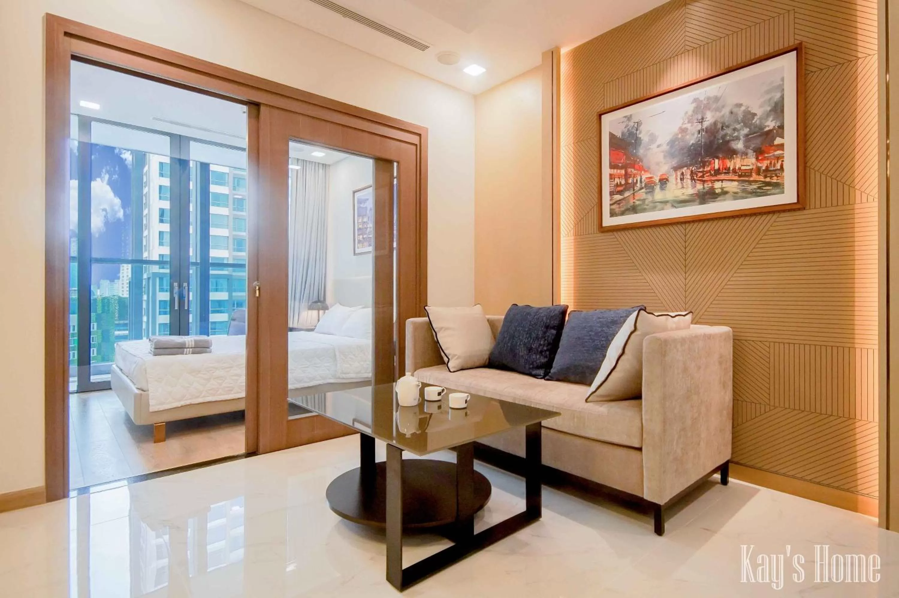 Seating Area in Vinhomes Central Park-Nice Homes