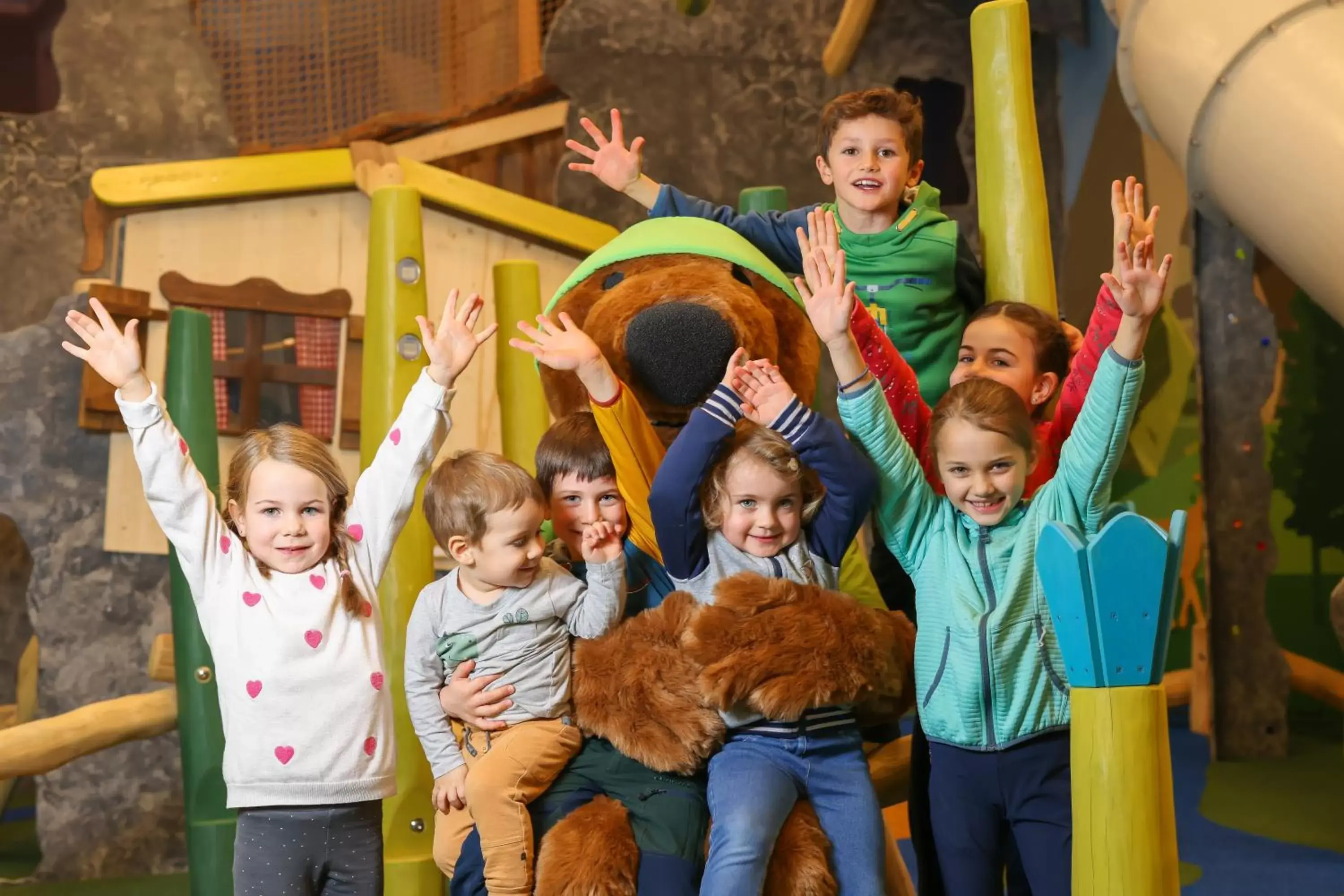 Children play ground, Family in MONDI Resort und Chalet Oberstaufen