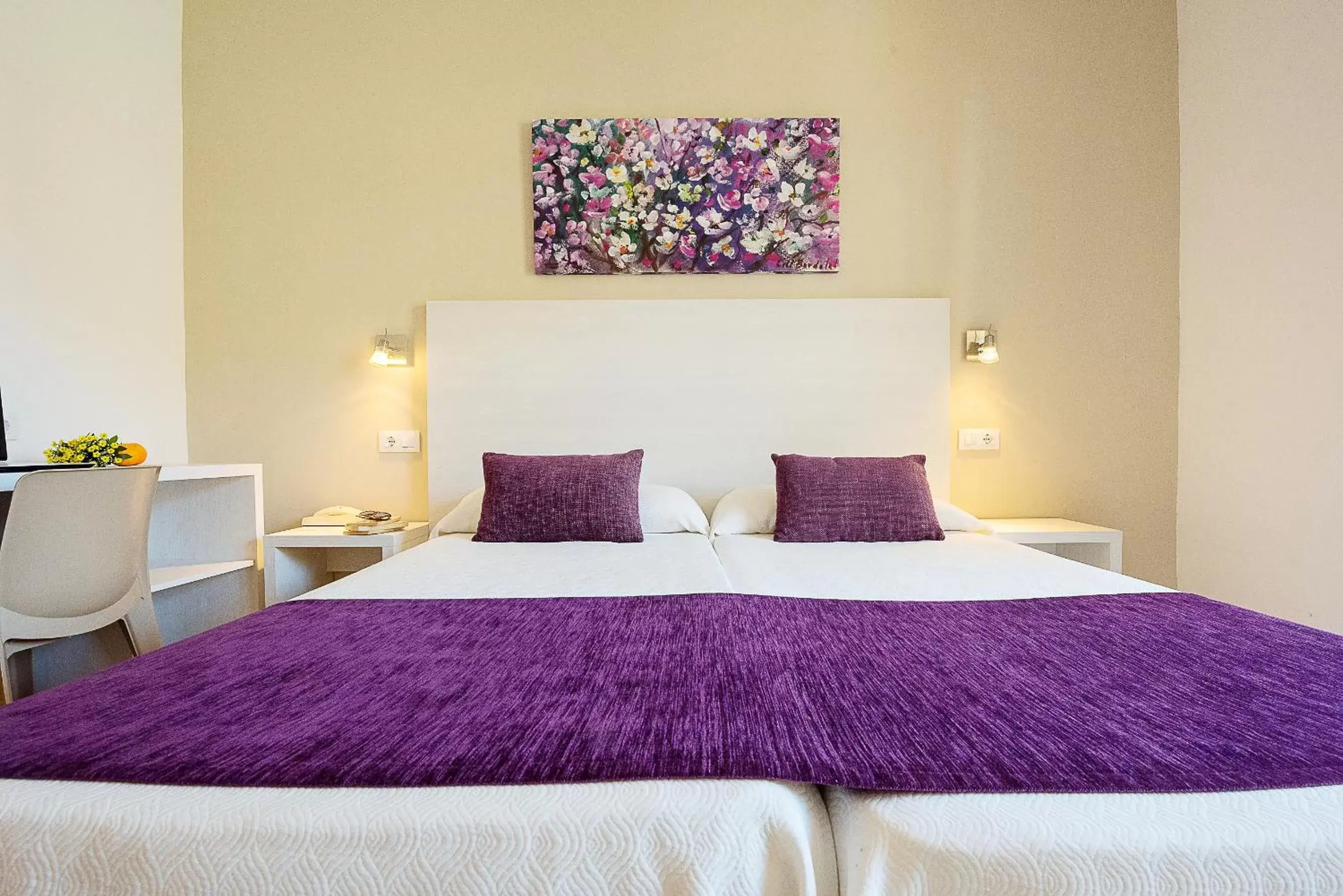 Double room with extra bed & Sea View in FLOR los Almendros Hotel Double room with extra bed & Sea View in FLOR los Almendros Hotel