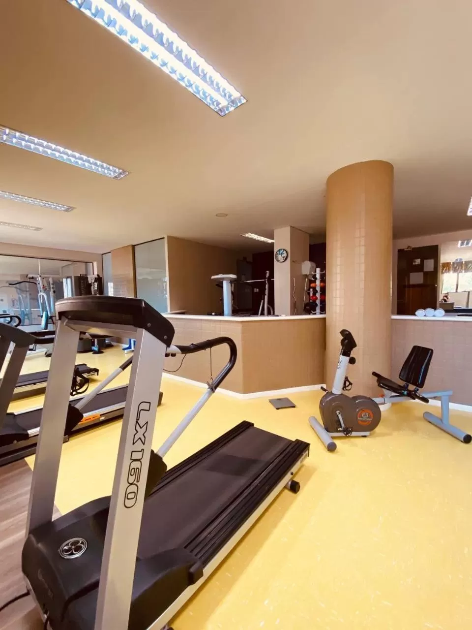 Fitness centre/facilities in Apart-hotel, piscina, TV a cabo, academia