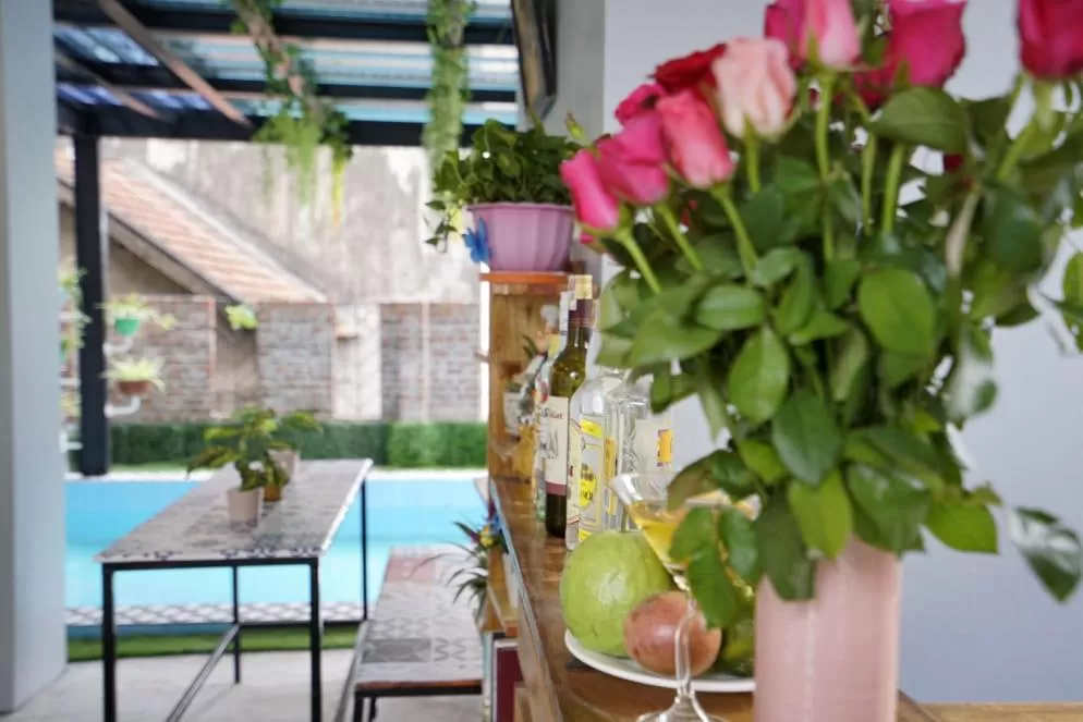 Day, Swimming Pool in Almor Hostel With Pool in right center