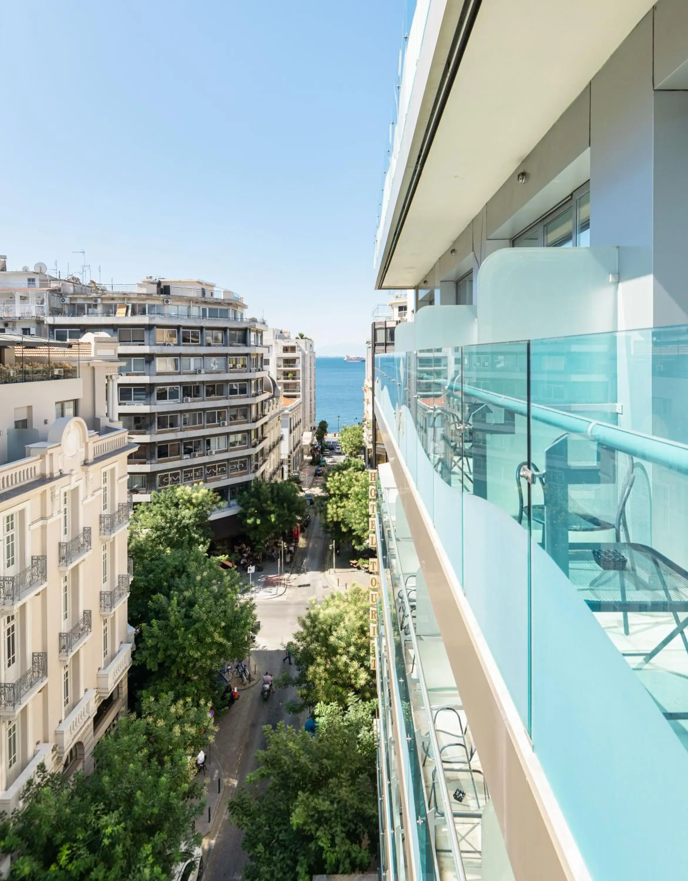 Balcony/Terrace in City Hotel Thessaloniki