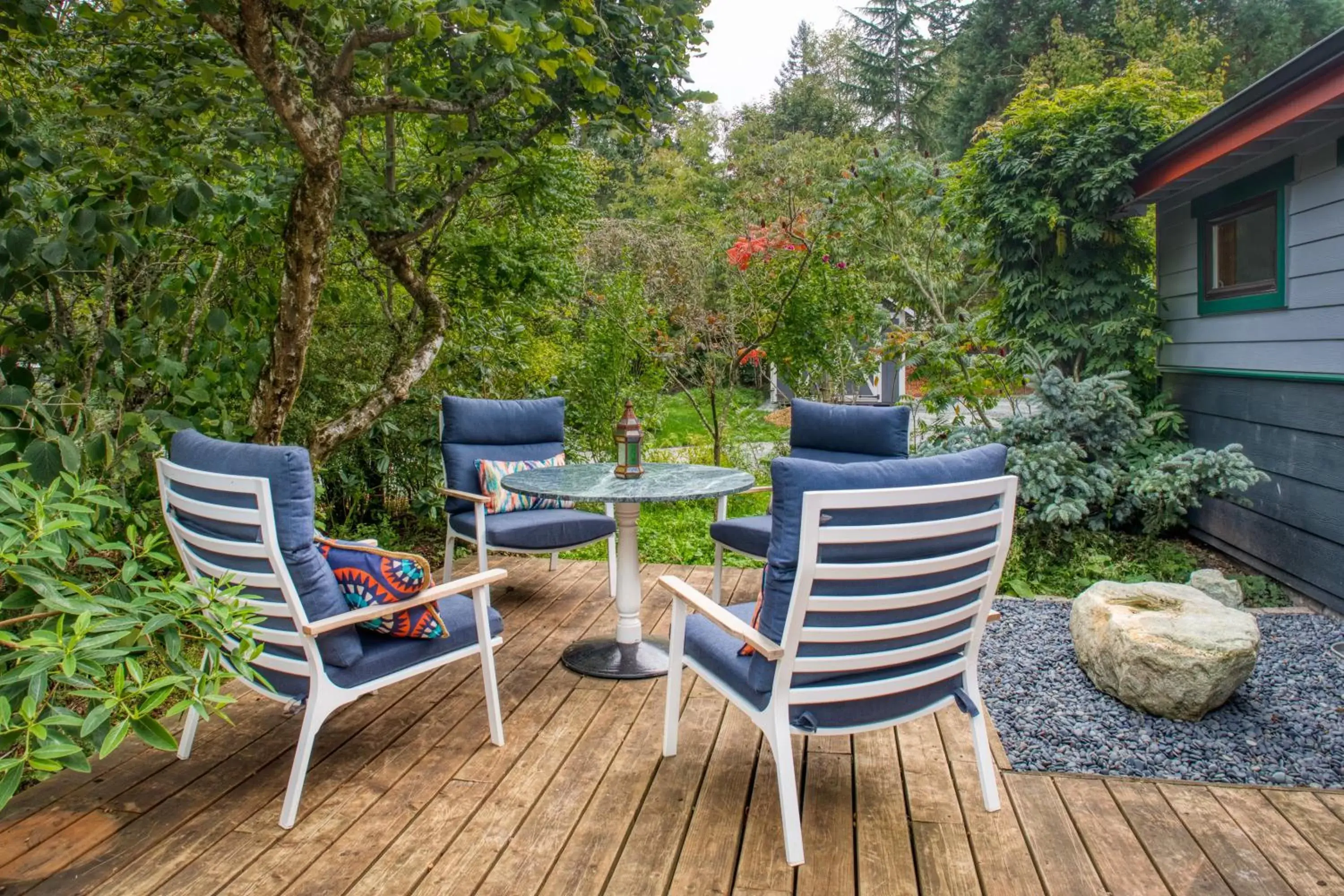 Patio in Sehome Garden Inn