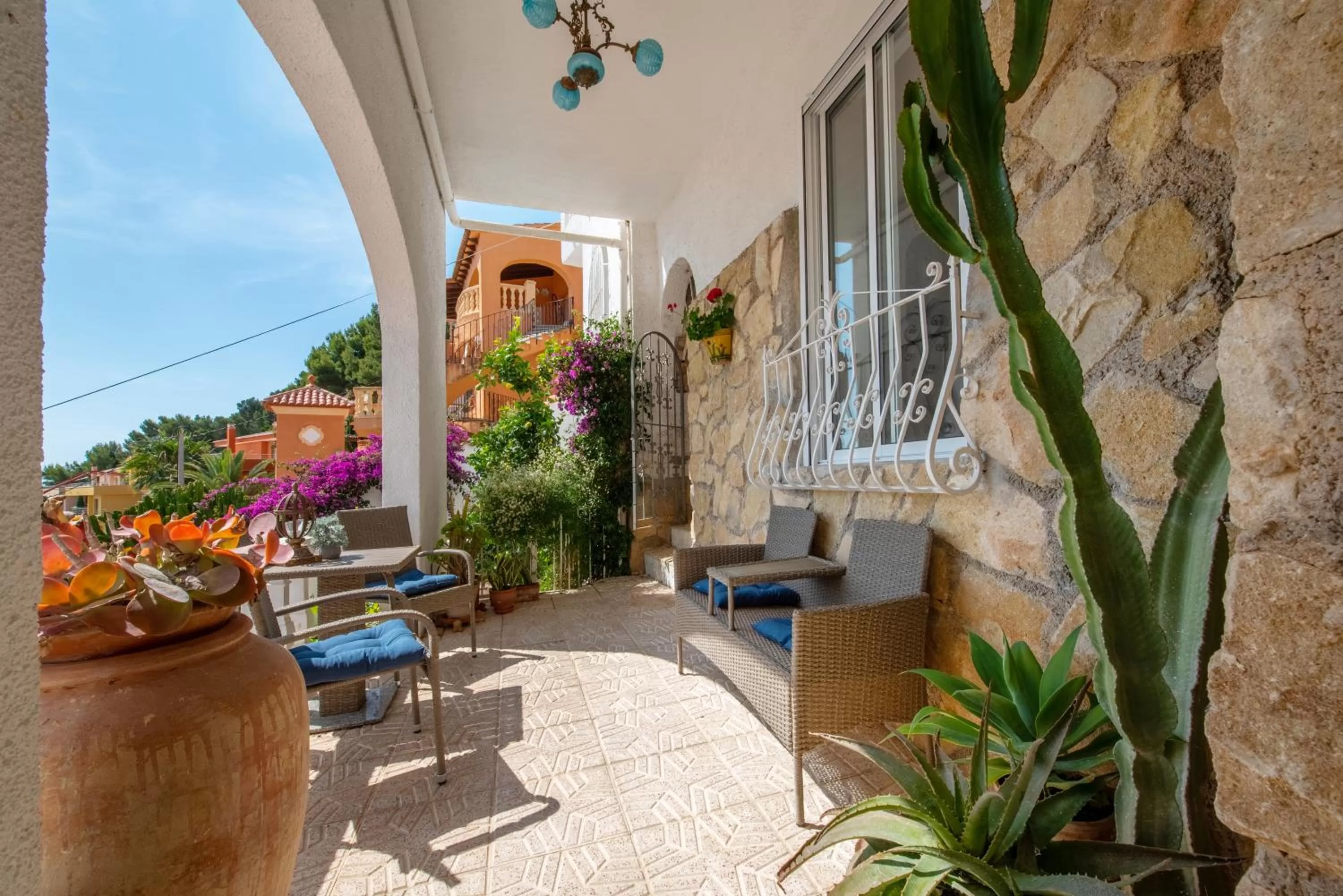 Balcony/Terrace in Villa Vista Calpe